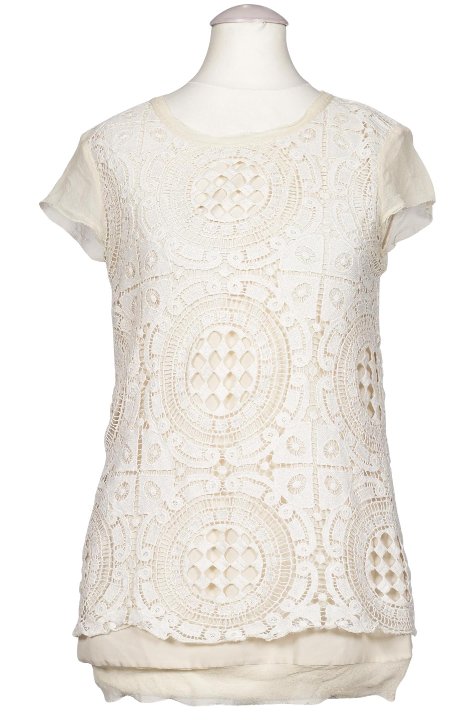 

Massimo Dutti Damen Bluse, cremeweiß, Gr. 36