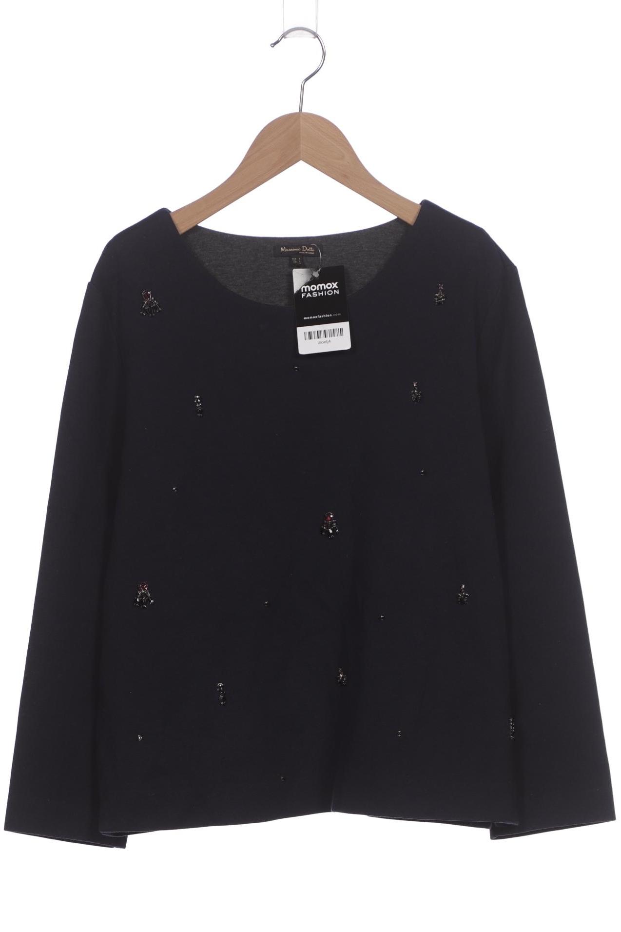 

Massimo Dutti Damen Pullover, marineblau, Gr. 42