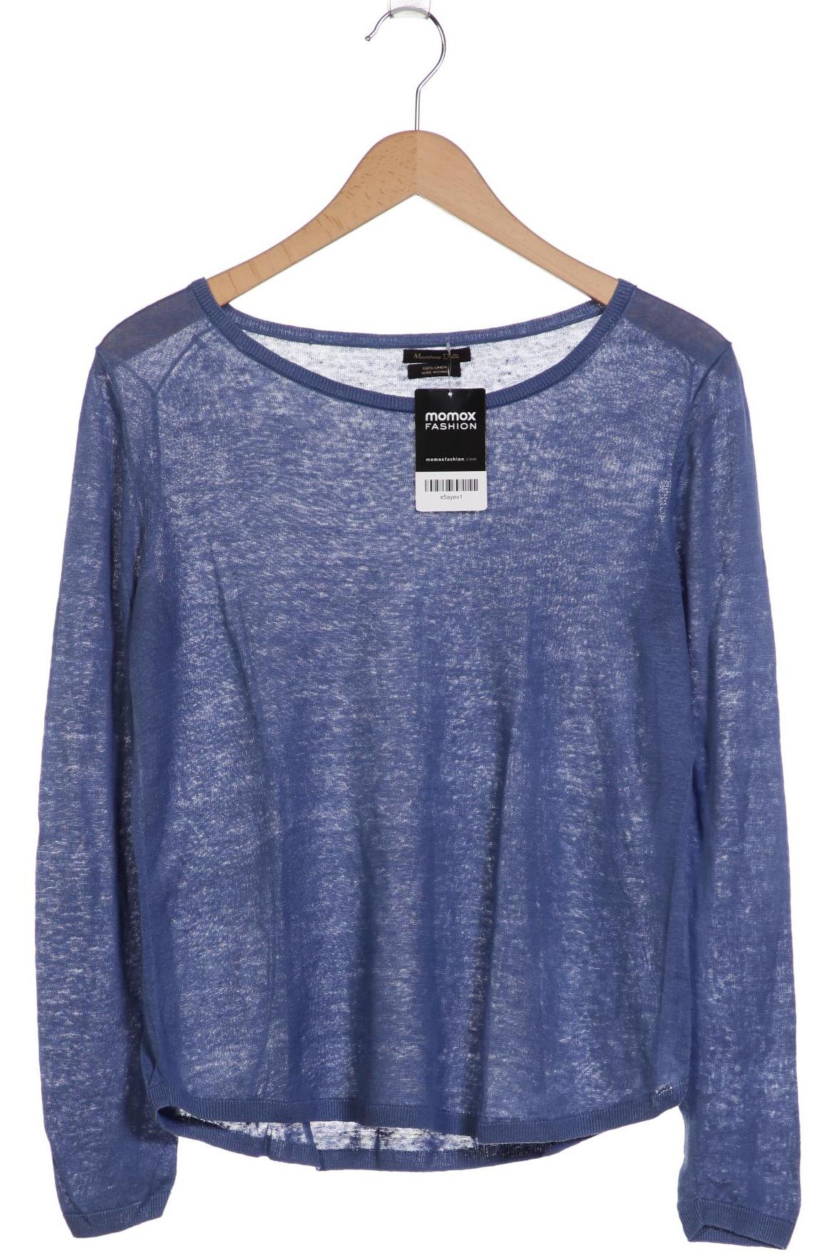 

Massimo Dutti Damen Pullover, blau, Gr. 38