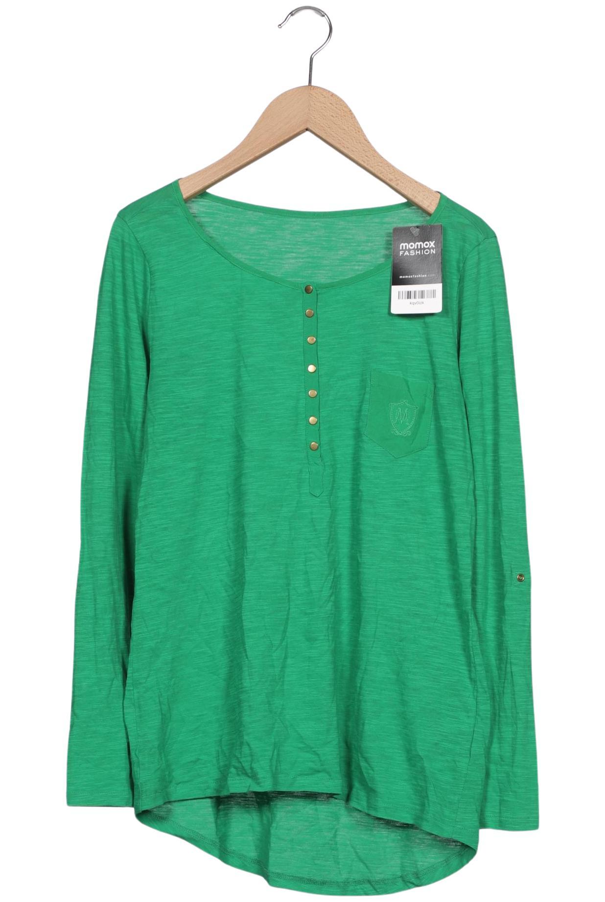 

Massimo Dutti Damen Langarmshirt, grün, Gr. 34