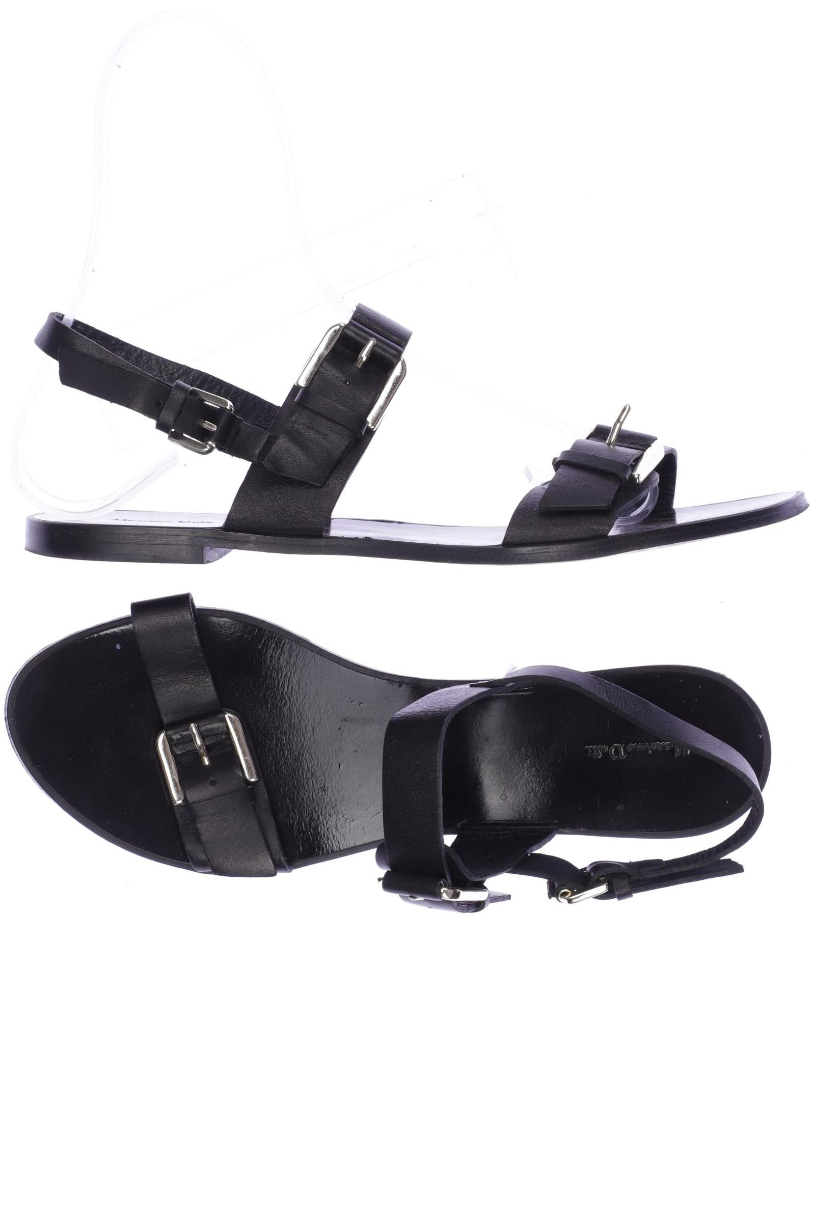 

Massimo Dutti Damen Sandale, schwarz, Gr. 39