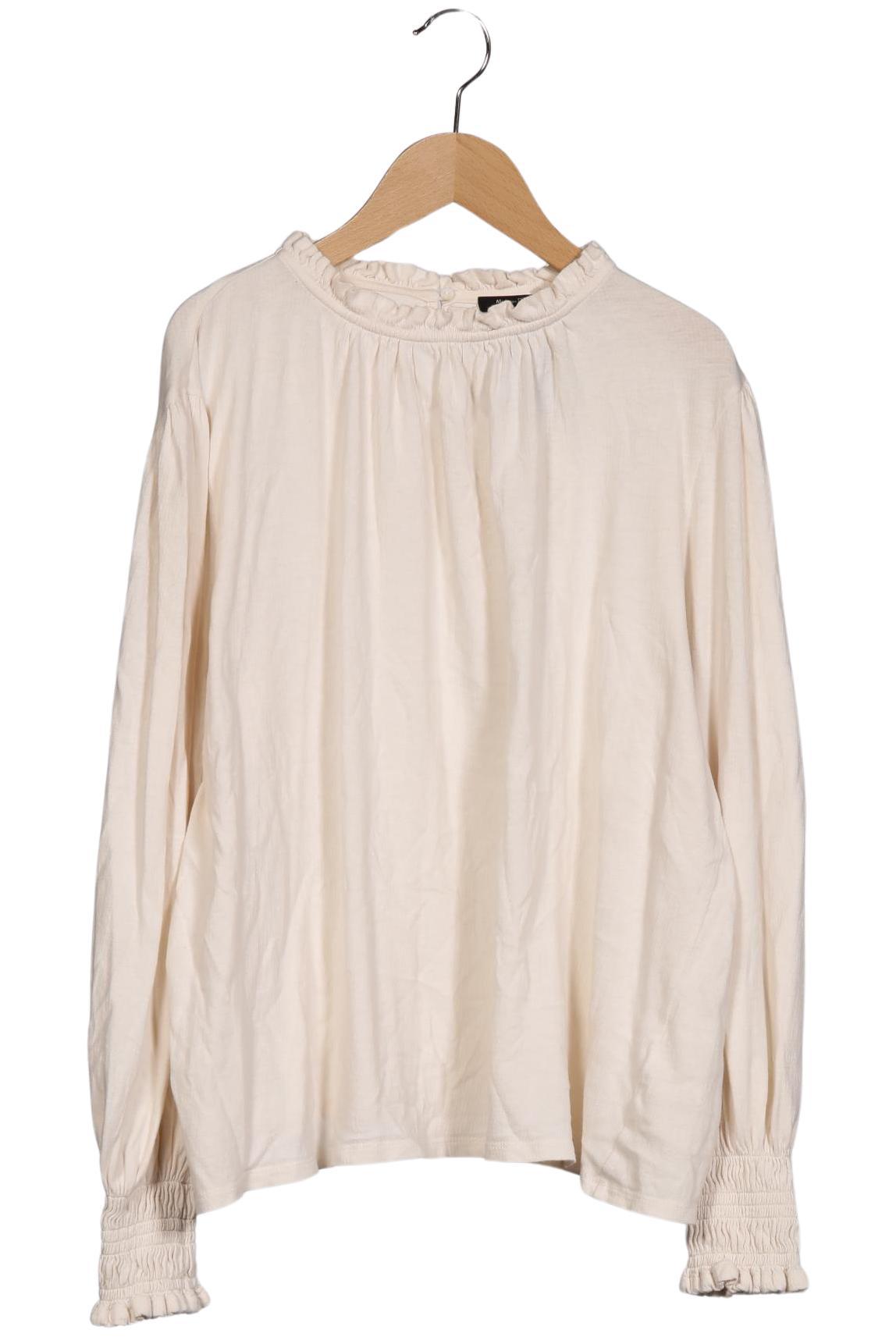 

Massimo Dutti Damen Langarmshirt, cremeweiß, Gr. 42