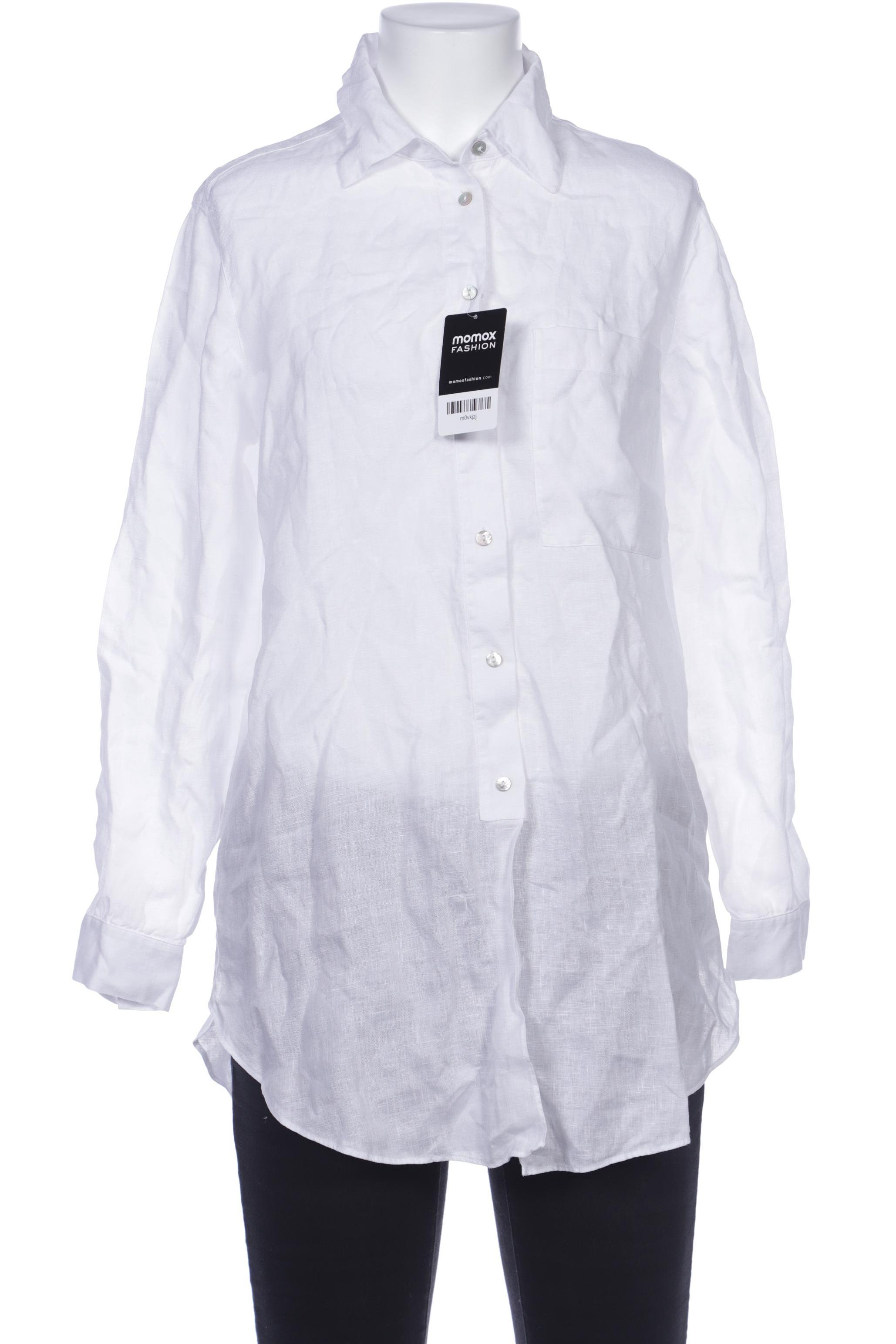 

Massimo Dutti Damen Bluse, weiß, Gr. 34
