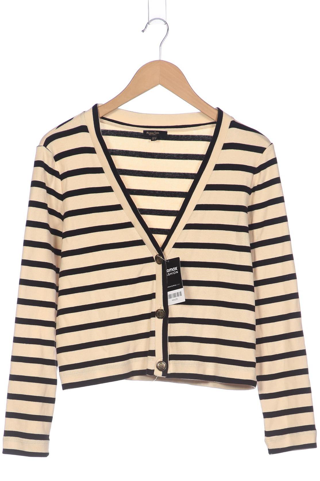 

Massimo Dutti Damen Strickjacke, beige, Gr. 38