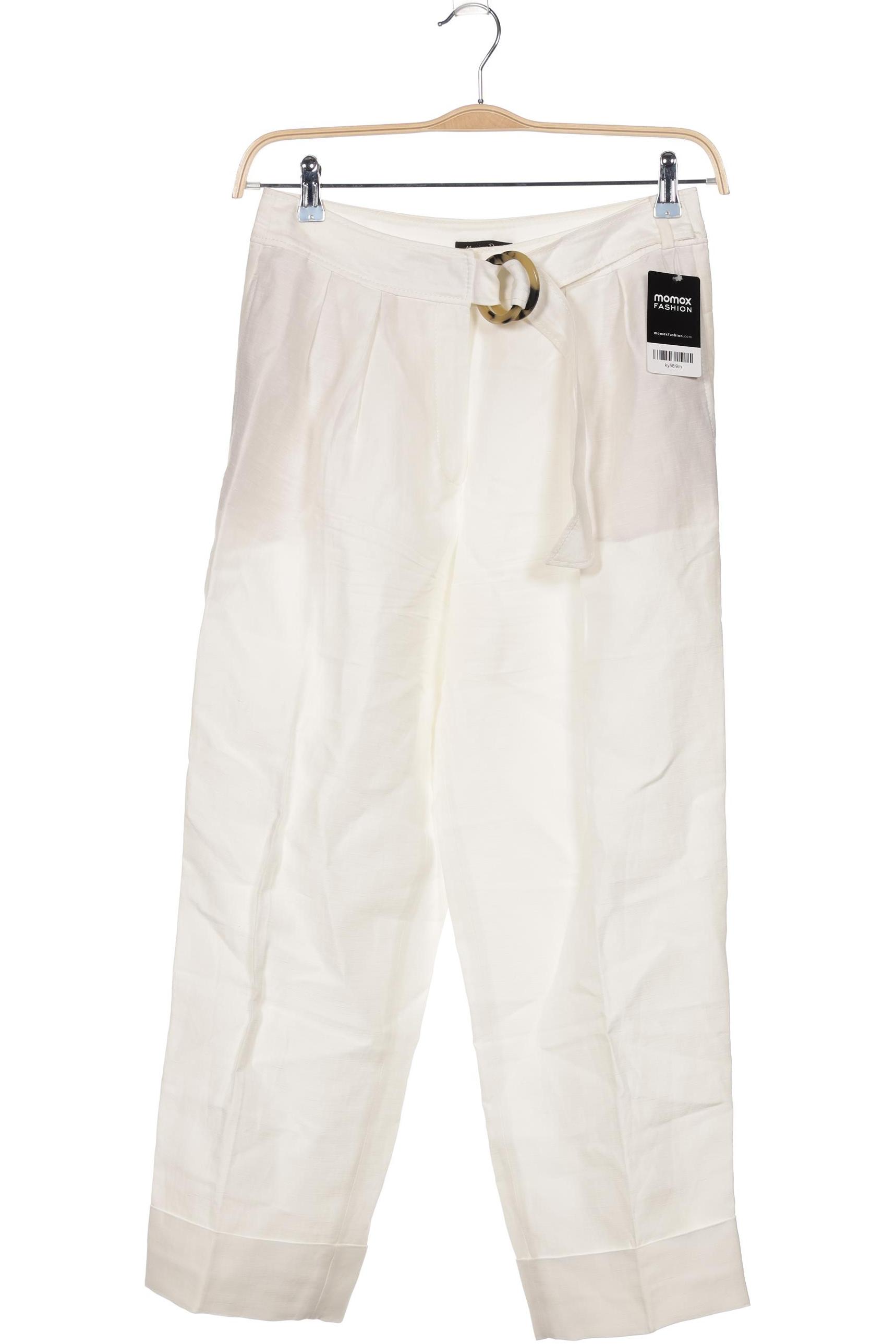 

Massimo Dutti Damen Stoffhose, weiß