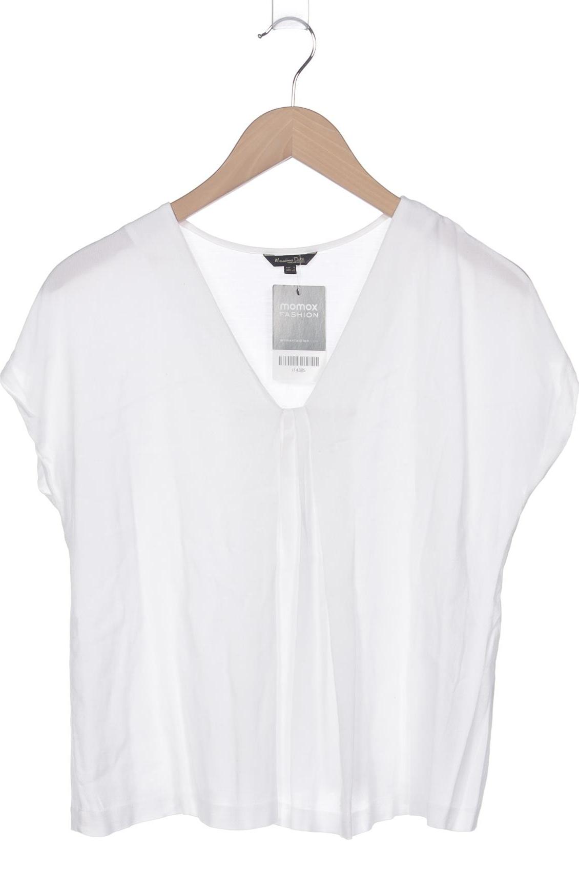 

Massimo Dutti Damen T-Shirt, weiß, Gr. 36
