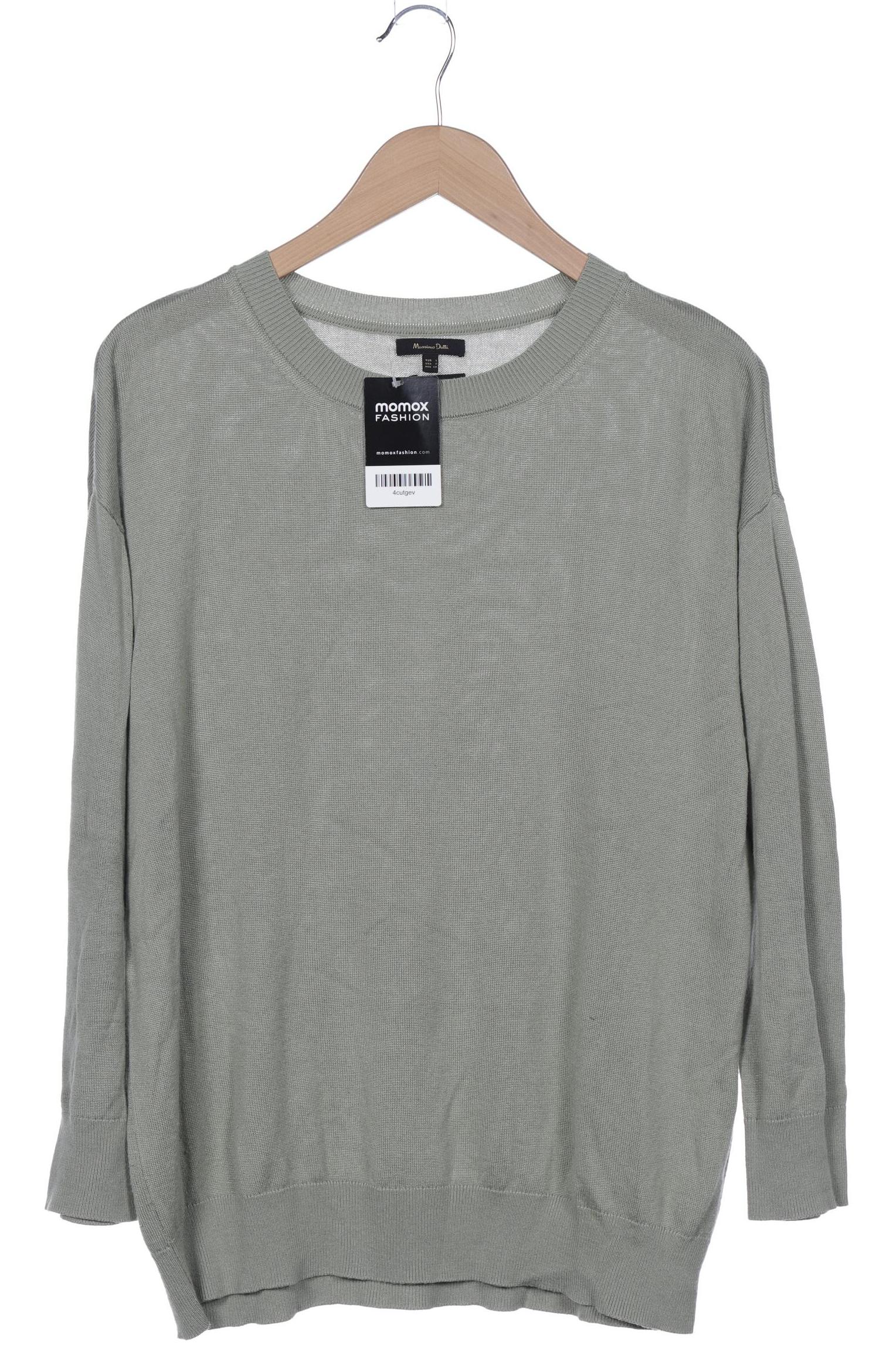 

Massimo Dutti Damen Pullover, grün, Gr. 36