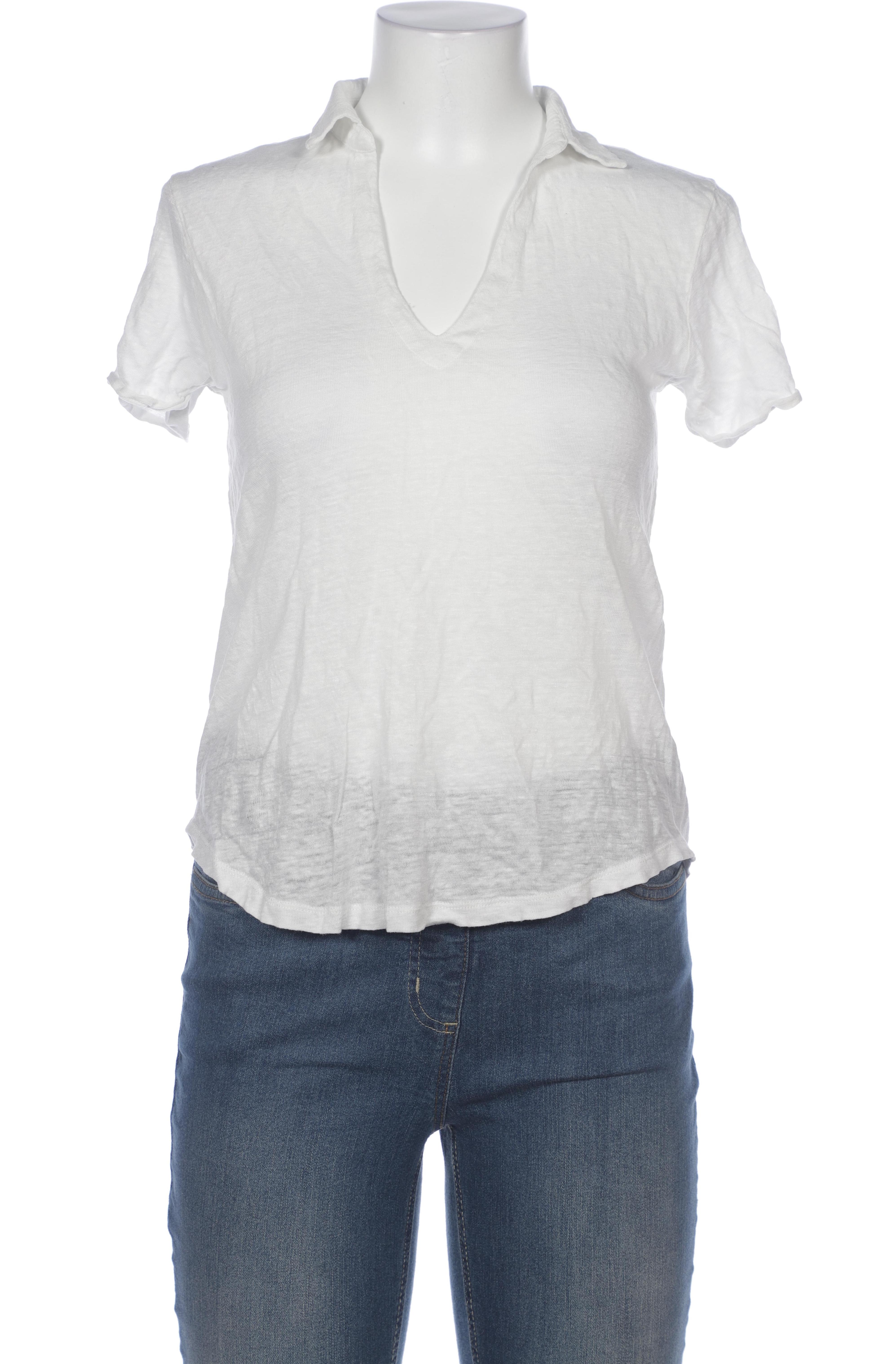 

Massimo Dutti Damen Poloshirt, weiß, Gr. 38