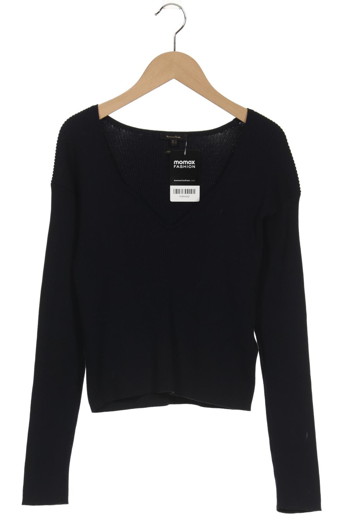 

Massimo Dutti Damen Pullover, marineblau, Gr. 36