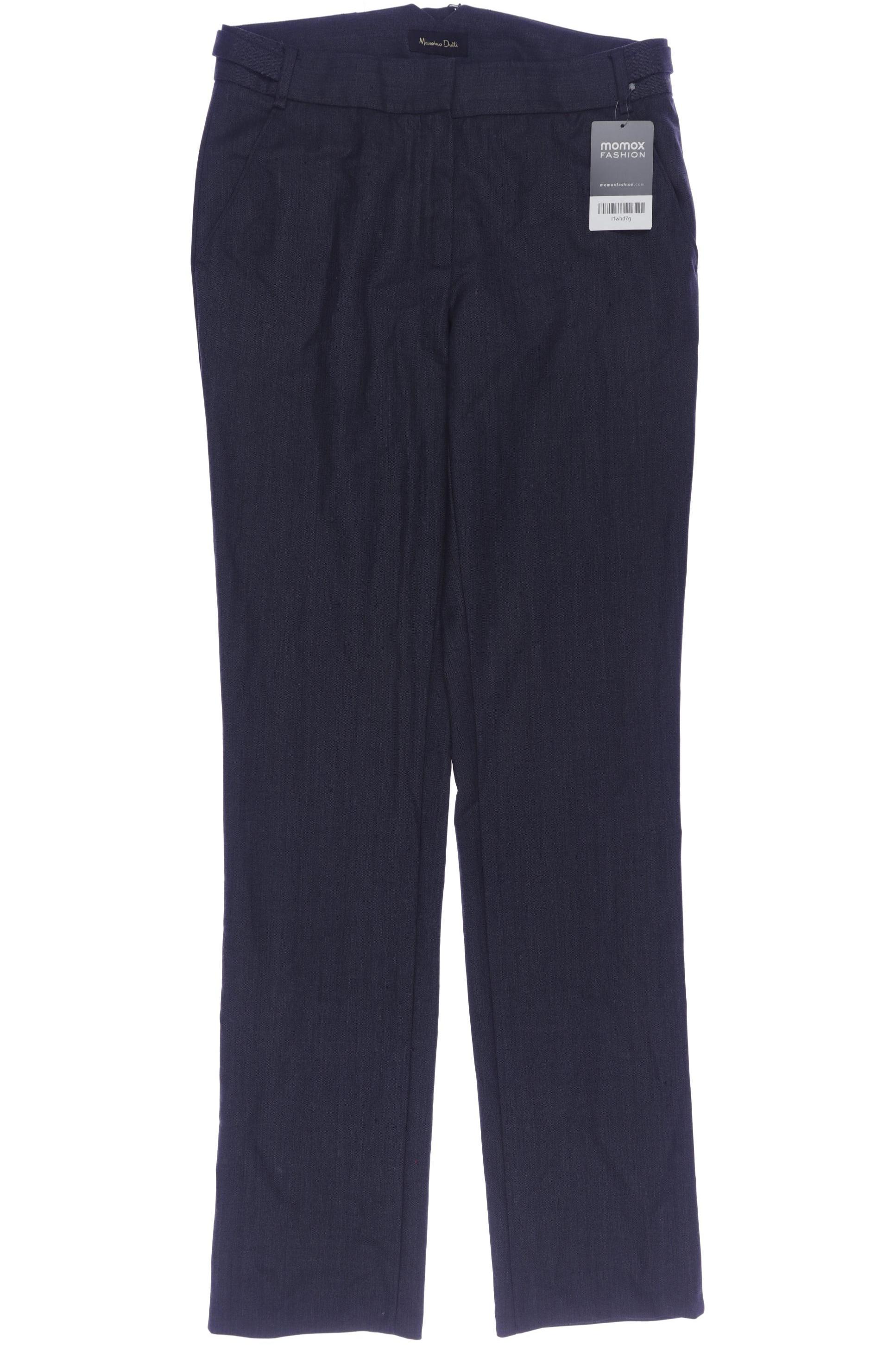 

Massimo Dutti Damen Stoffhose, marineblau, Gr. 36