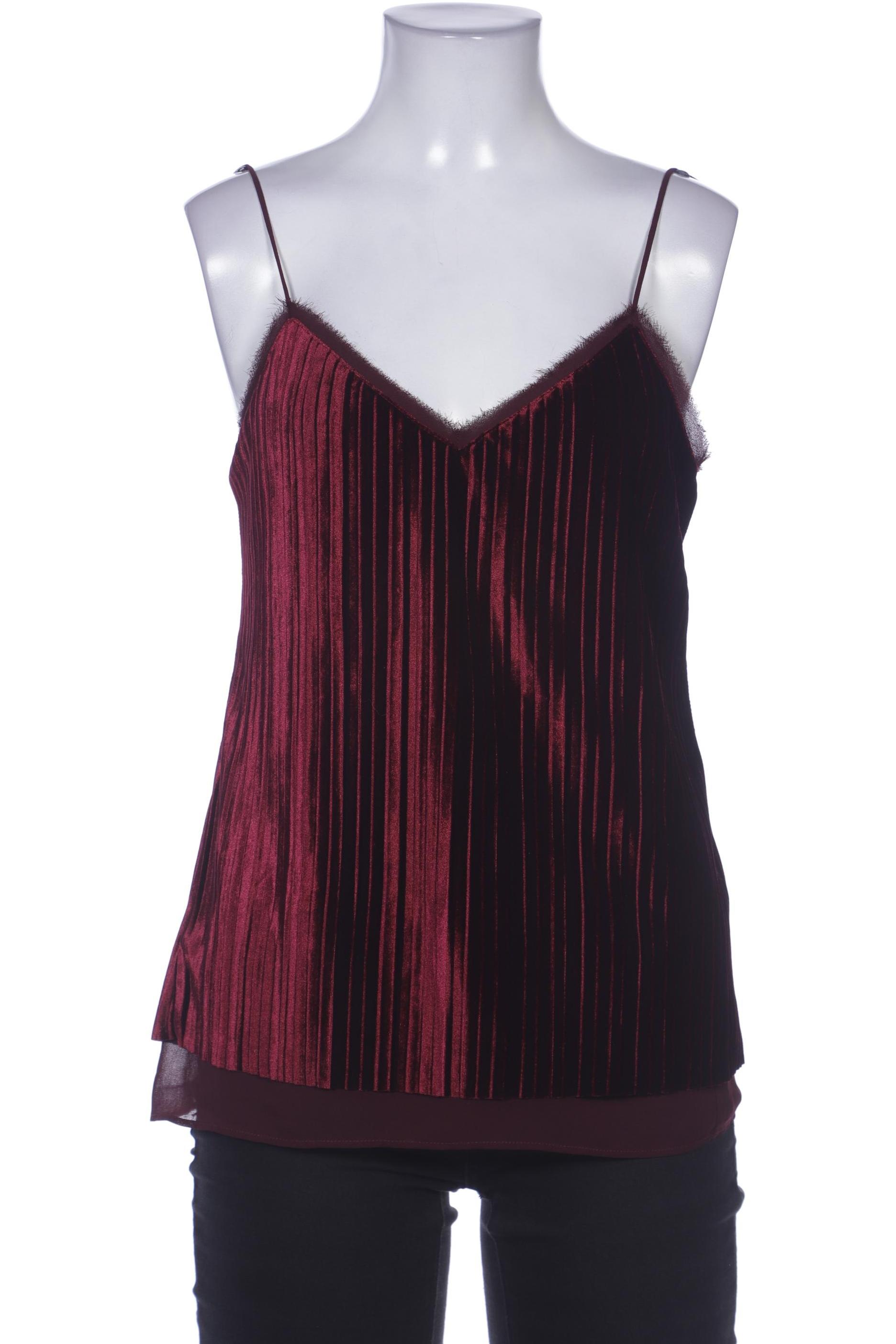 

Massimo Dutti Damen Top, bordeaux, Gr. 36