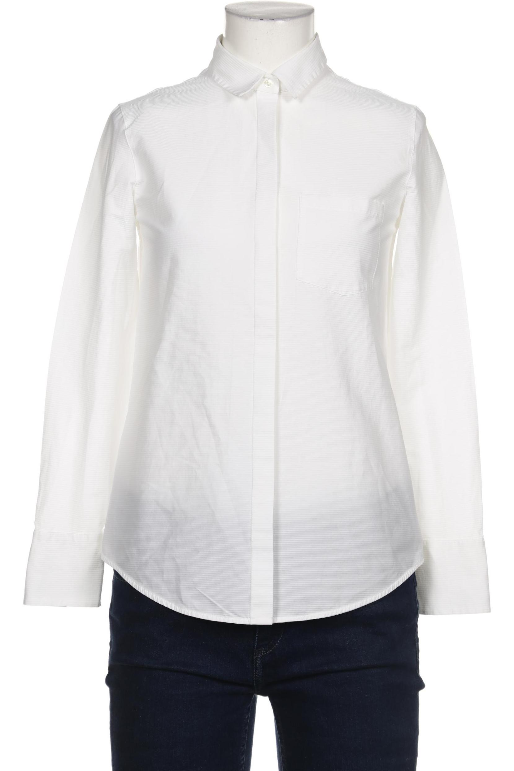 

Massimo Dutti Damen Bluse, weiß, Gr. 34