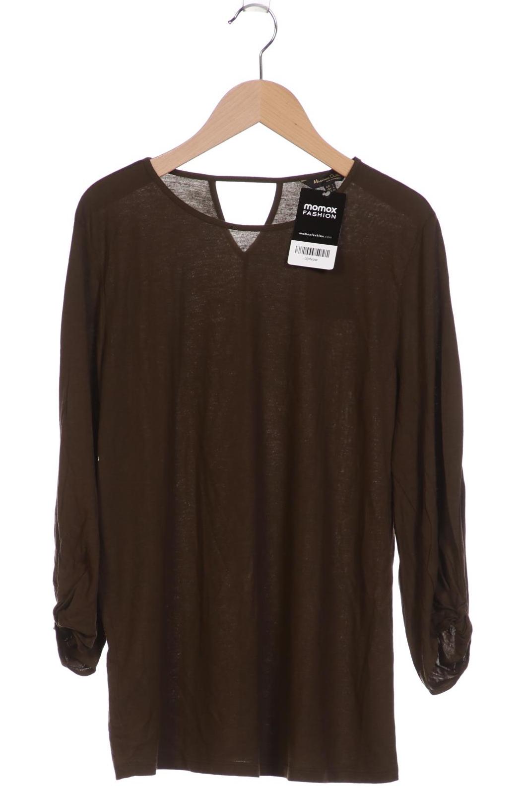 

Massimo Dutti Damen Langarmshirt, grün, Gr. 42