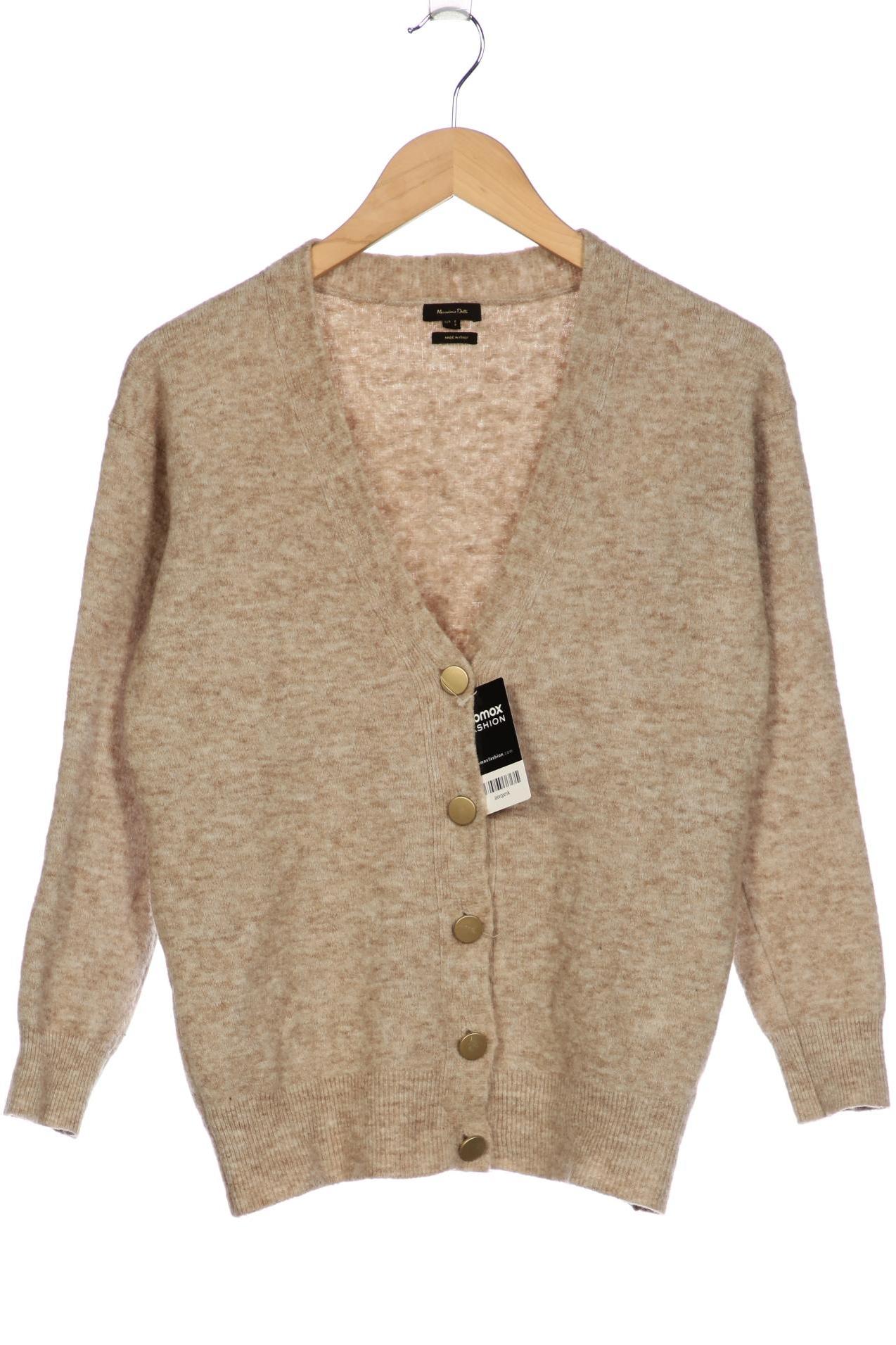 

Massimo Dutti Damen Strickjacke, braun, Gr. 36