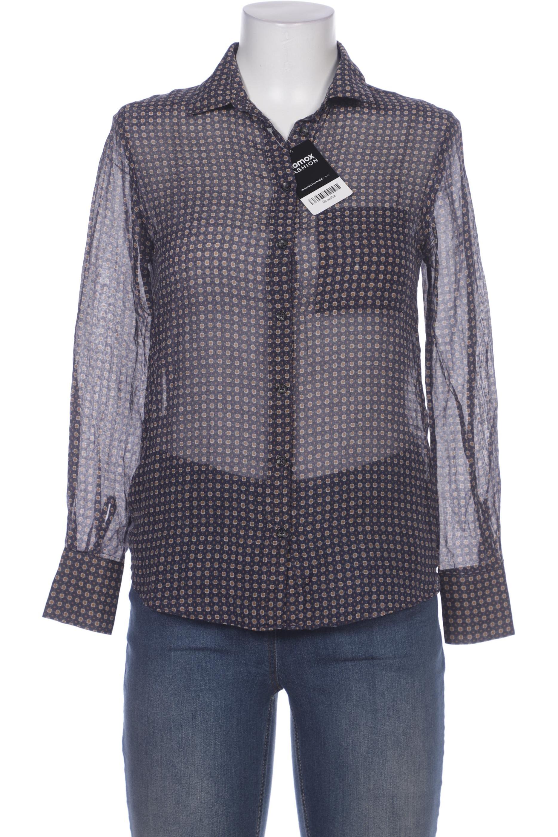 

Massimo Dutti Damen Bluse, marineblau, Gr. 36