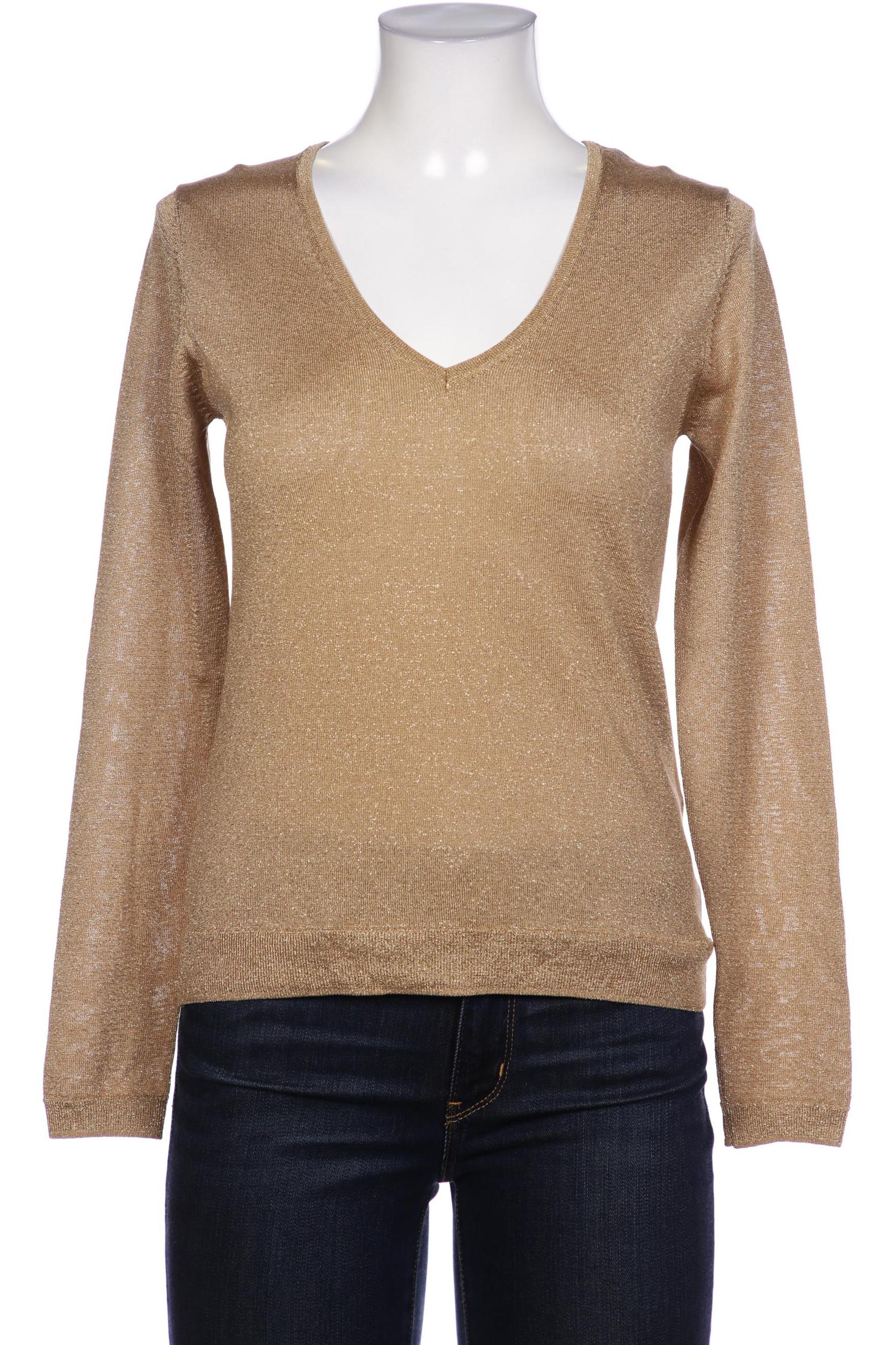 

Massimo Dutti Damen Pullover, gold, Gr. 36