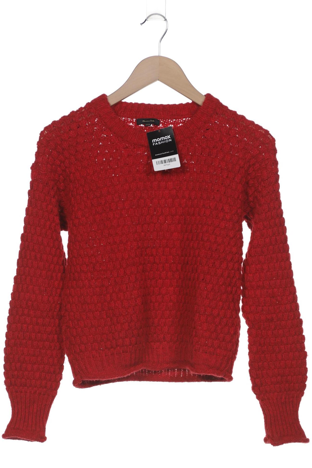 

Massimo Dutti Damen Pullover, rot, Gr. 34
