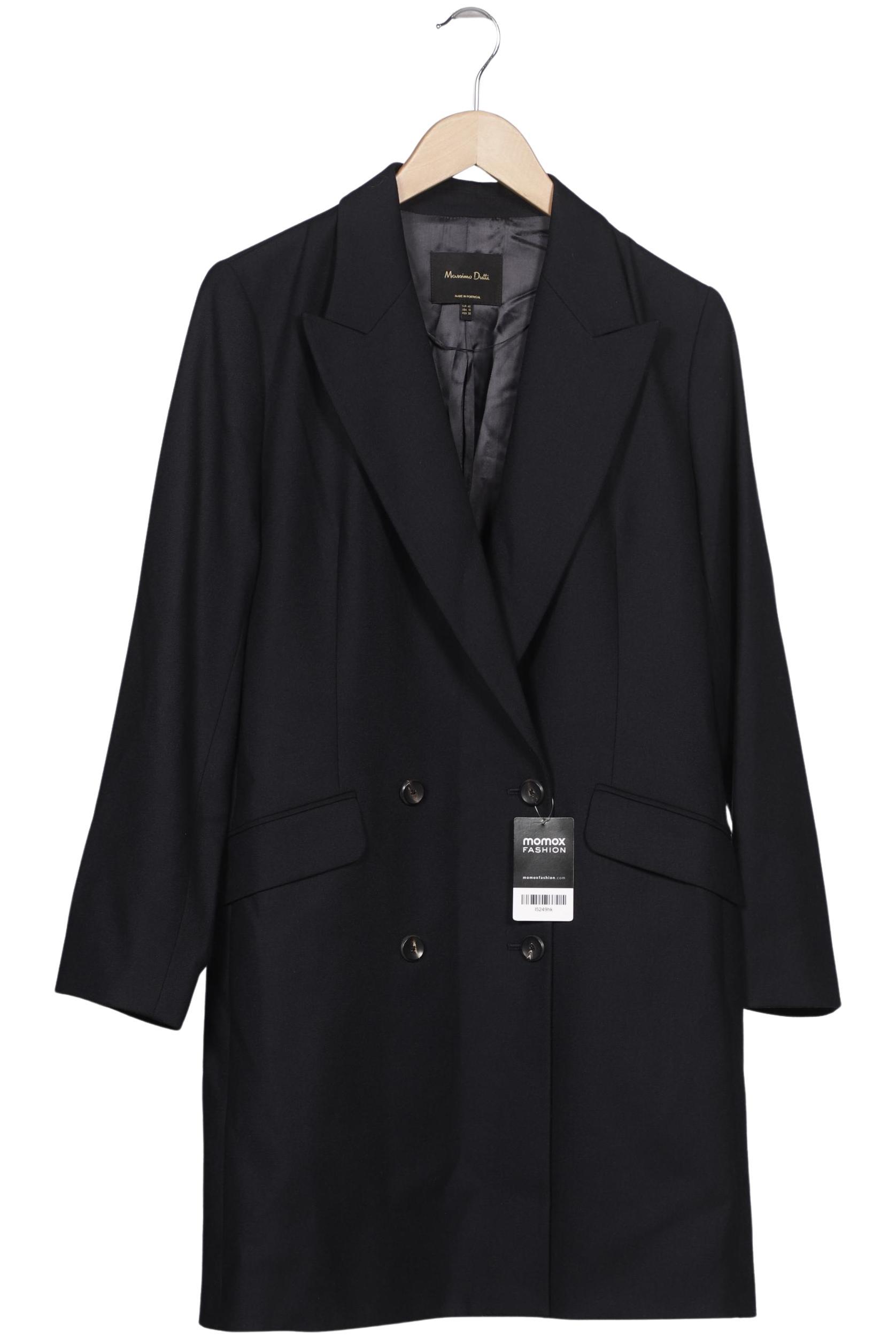 

Massimo Dutti Damen Mantel, marineblau, Gr. 42