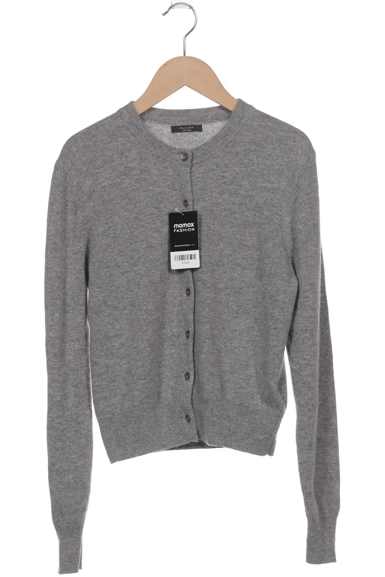 

Massimo Dutti Damen Strickjacke, grau, Gr. 36