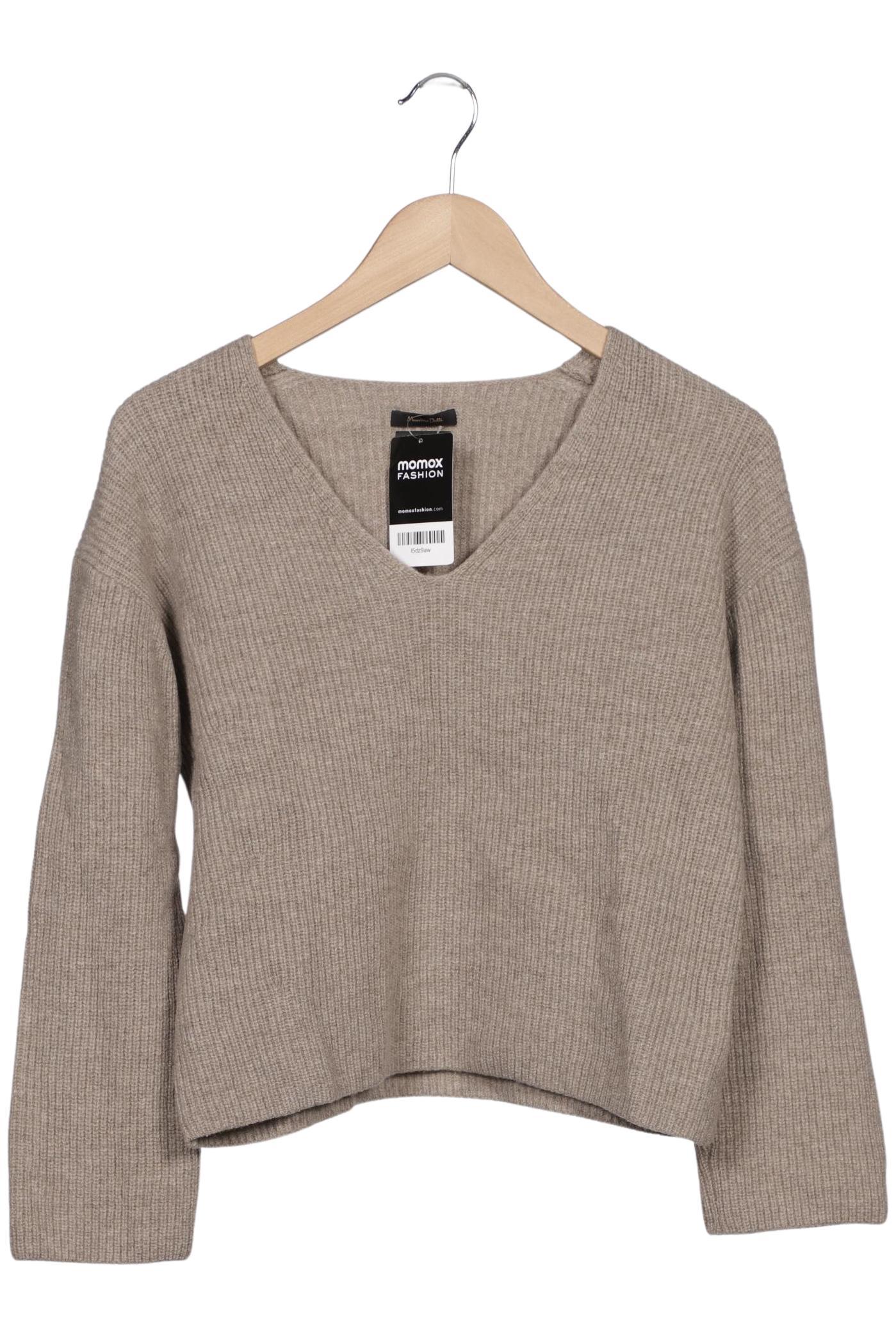 

Massimo Dutti Damen Pullover, beige, Gr. 34