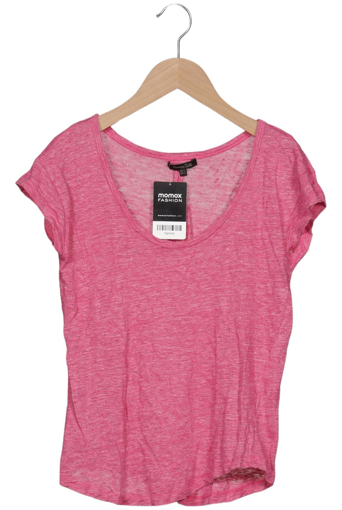 

Massimo Dutti Damen T-Shirt, pink, Gr. 34