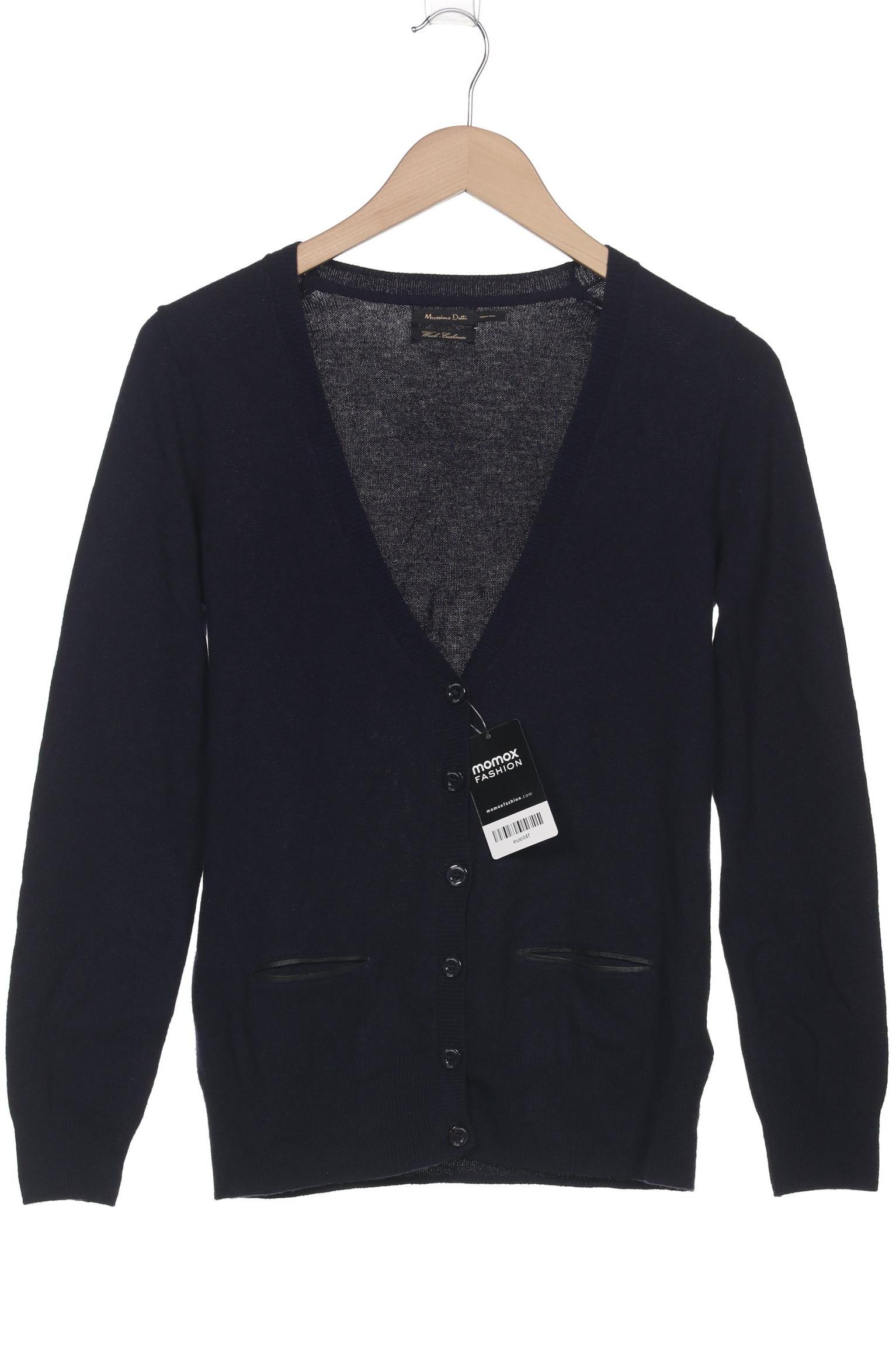 

Massimo Dutti Damen Strickjacke, marineblau, Gr. 38