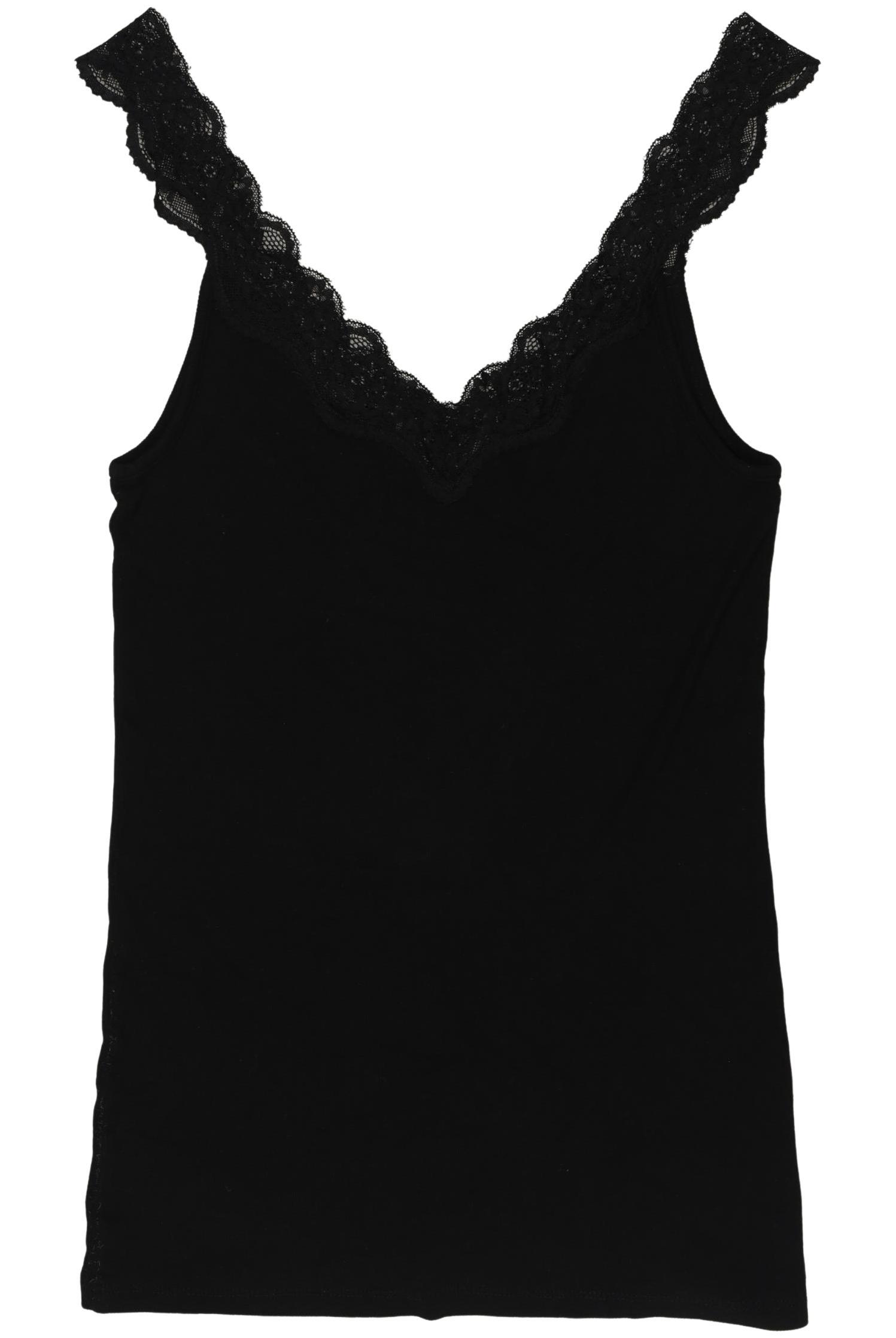 

Massimo Dutti Damen Top, schwarz, Gr. 36