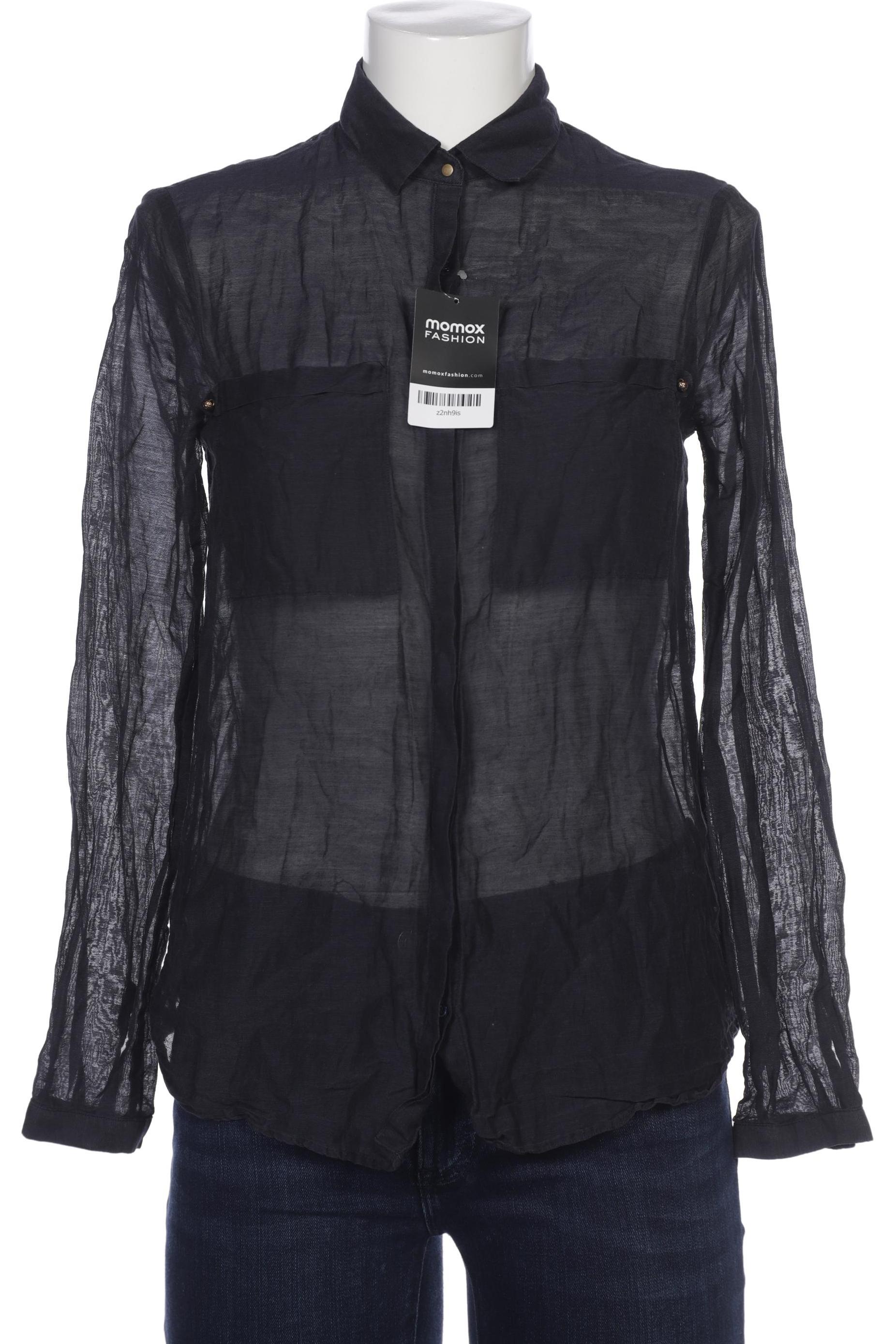 

Massimo Dutti Damen Bluse, marineblau, Gr. 36