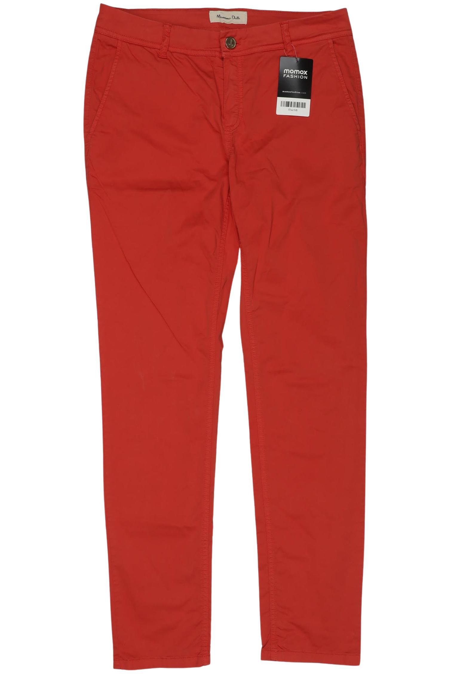 

Massimo Dutti Damen Stoffhose, rot, Gr. 36