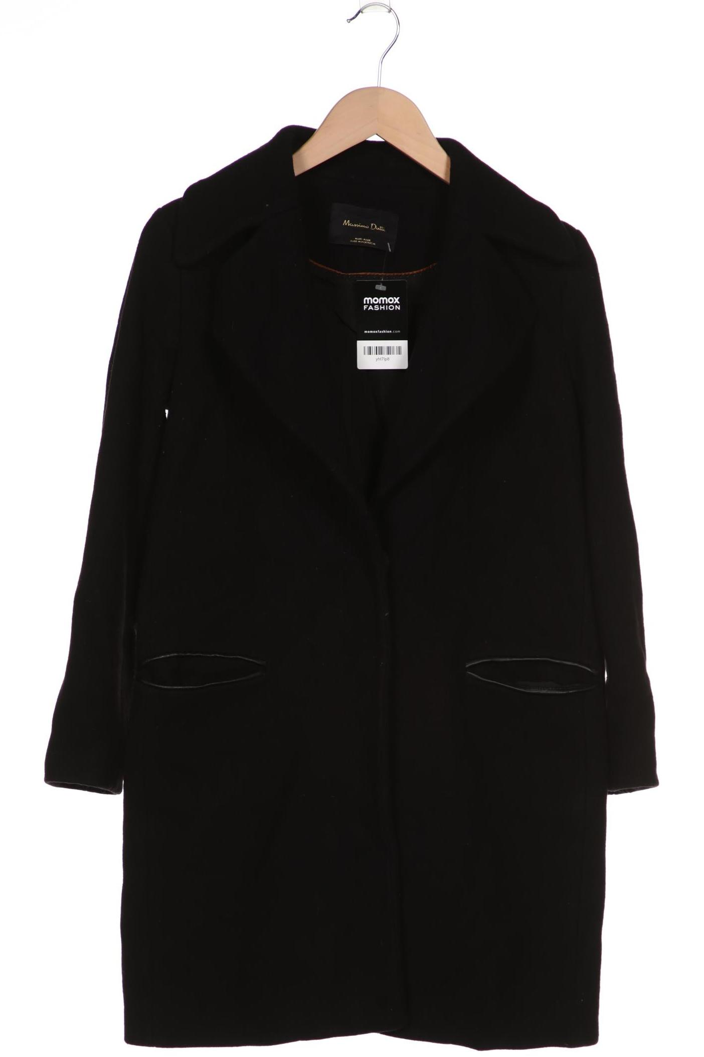 

Massimo Dutti Damen Mantel, schwarz, Gr. 38