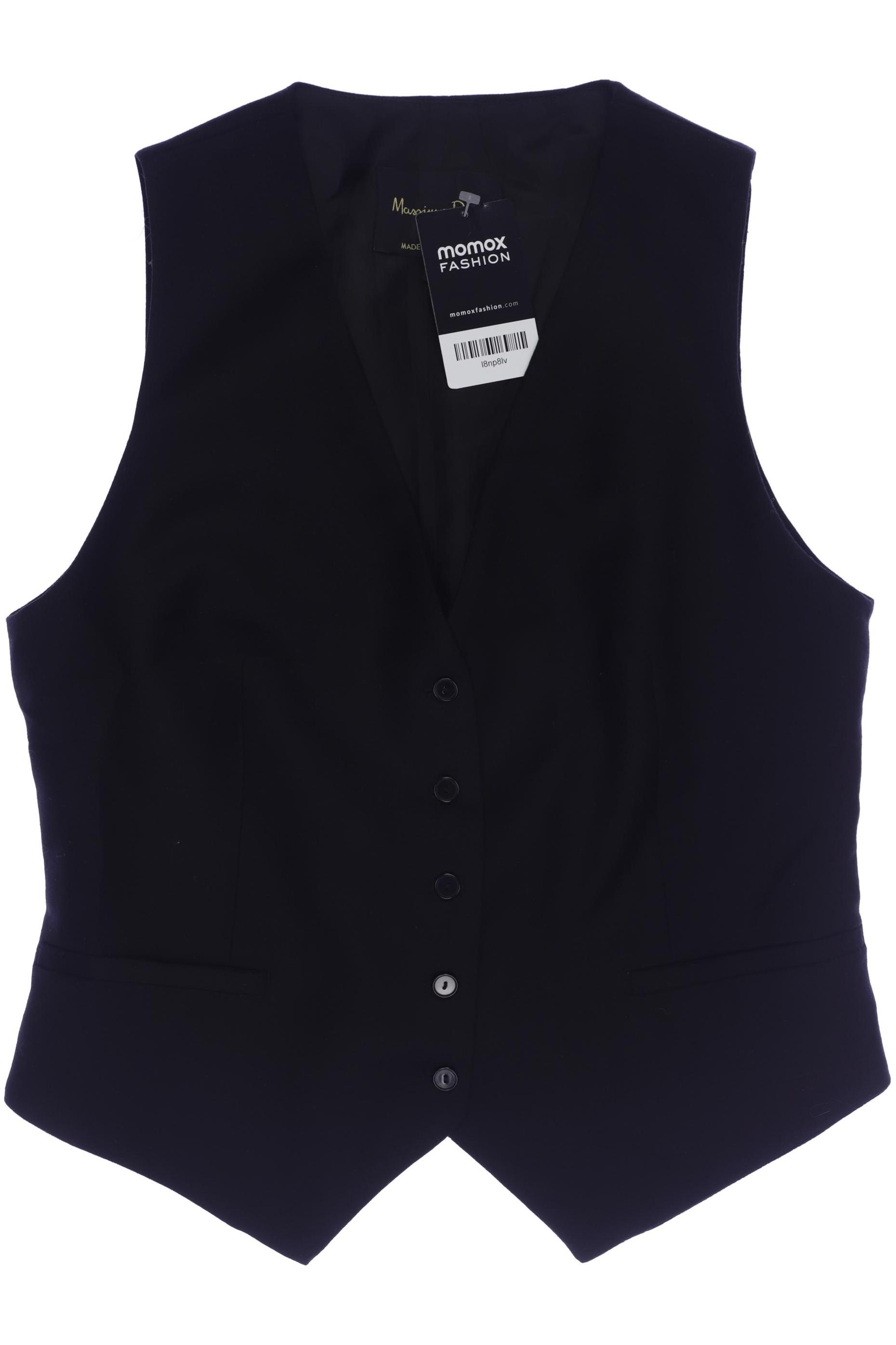 

Massimo Dutti Damen Weste, schwarz, Gr. 38