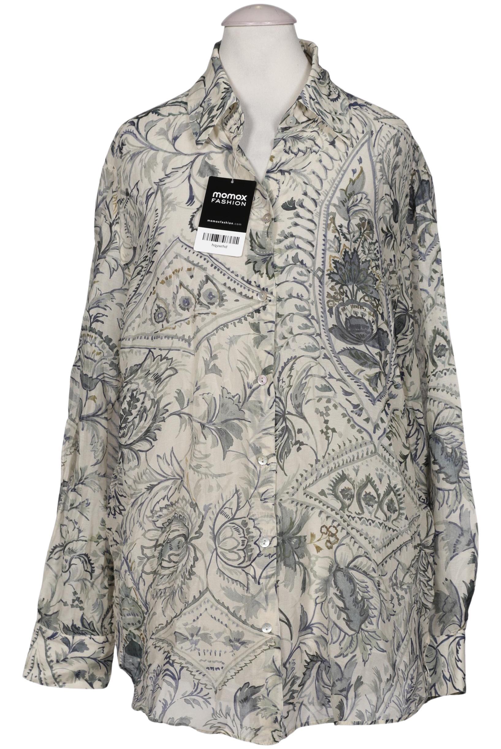 

Massimo Dutti Damen Bluse, cremeweiß, Gr. 38