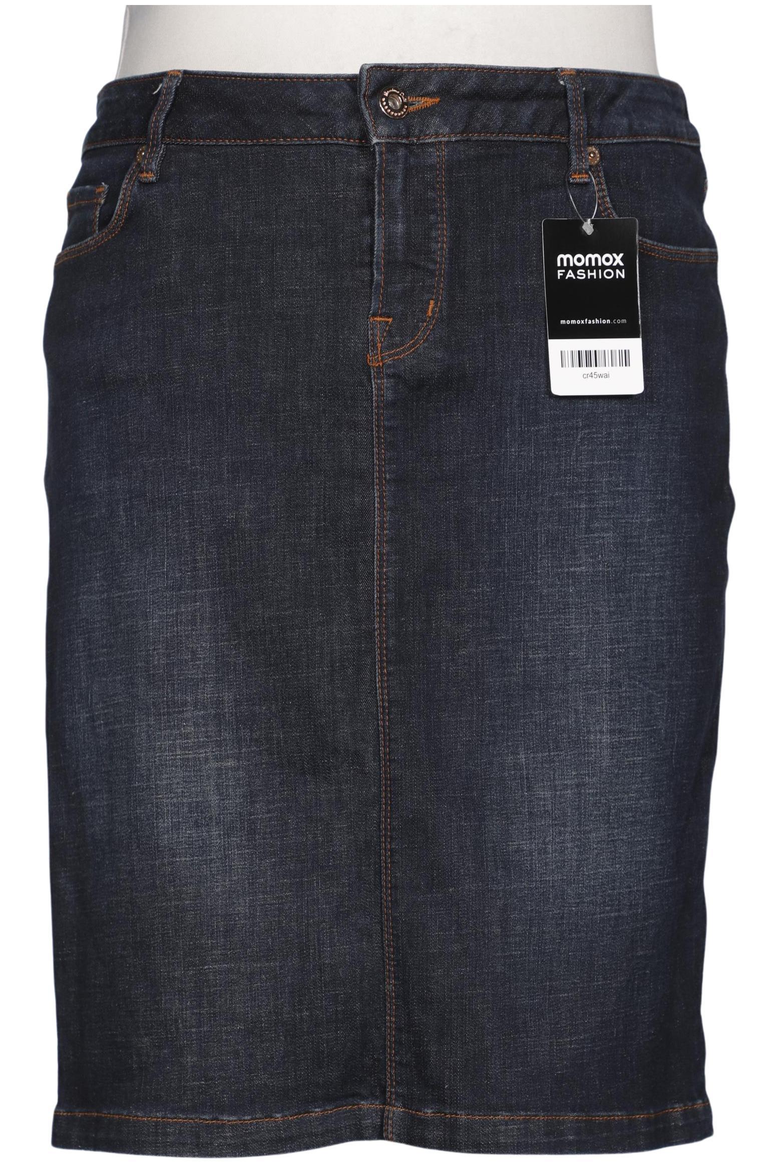 

Massimo Dutti Damen Rock, marineblau, Gr. 42