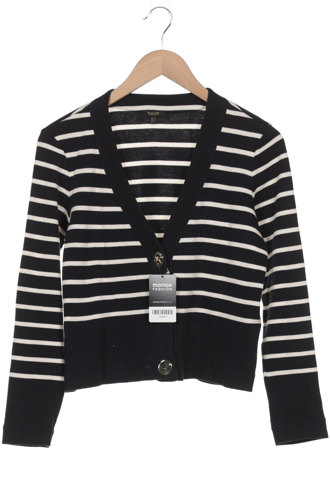 

Massimo Dutti Damen Strickjacke, marineblau, Gr. 36