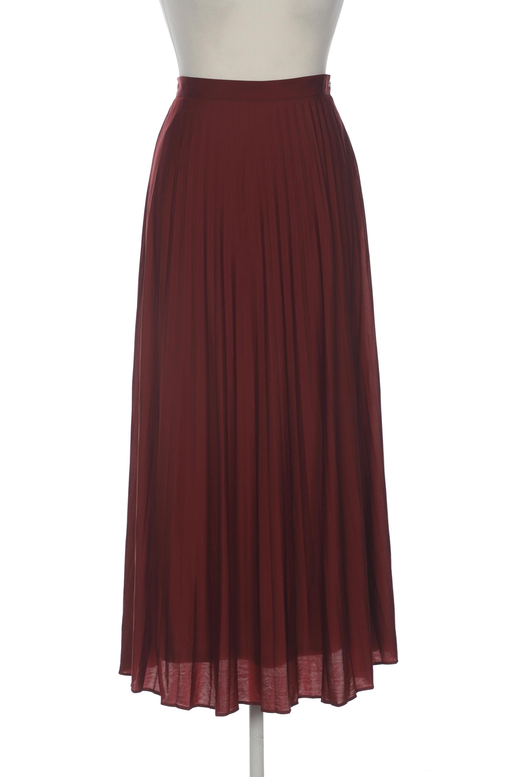 

Massimo Dutti Damen Rock, bordeaux, Gr. 36