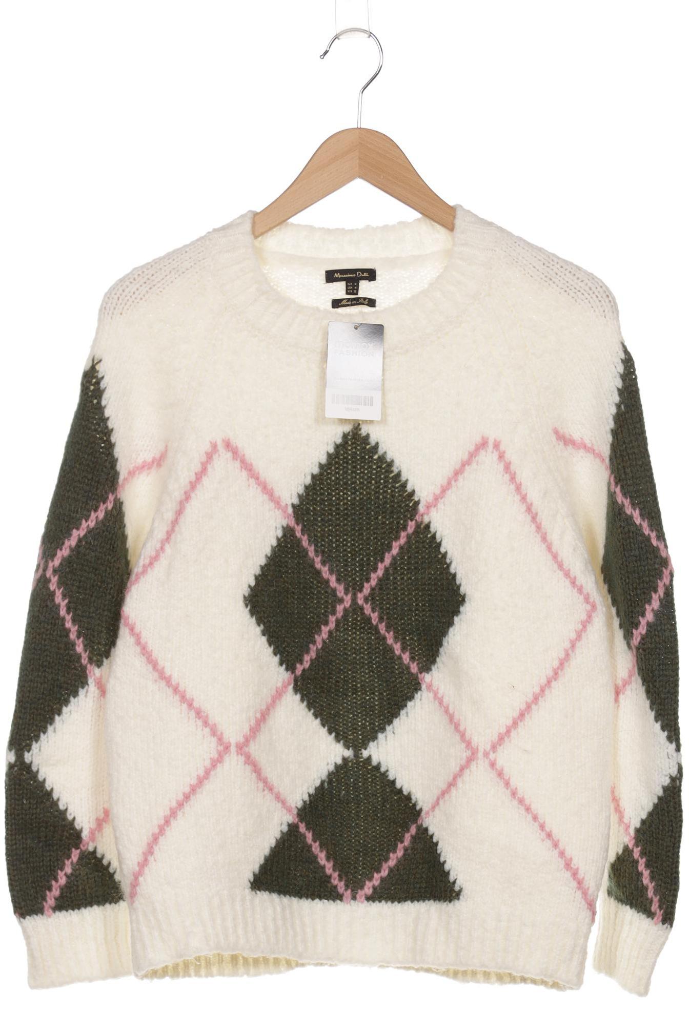

Massimo Dutti Damen Pullover, weiß, Gr. 38