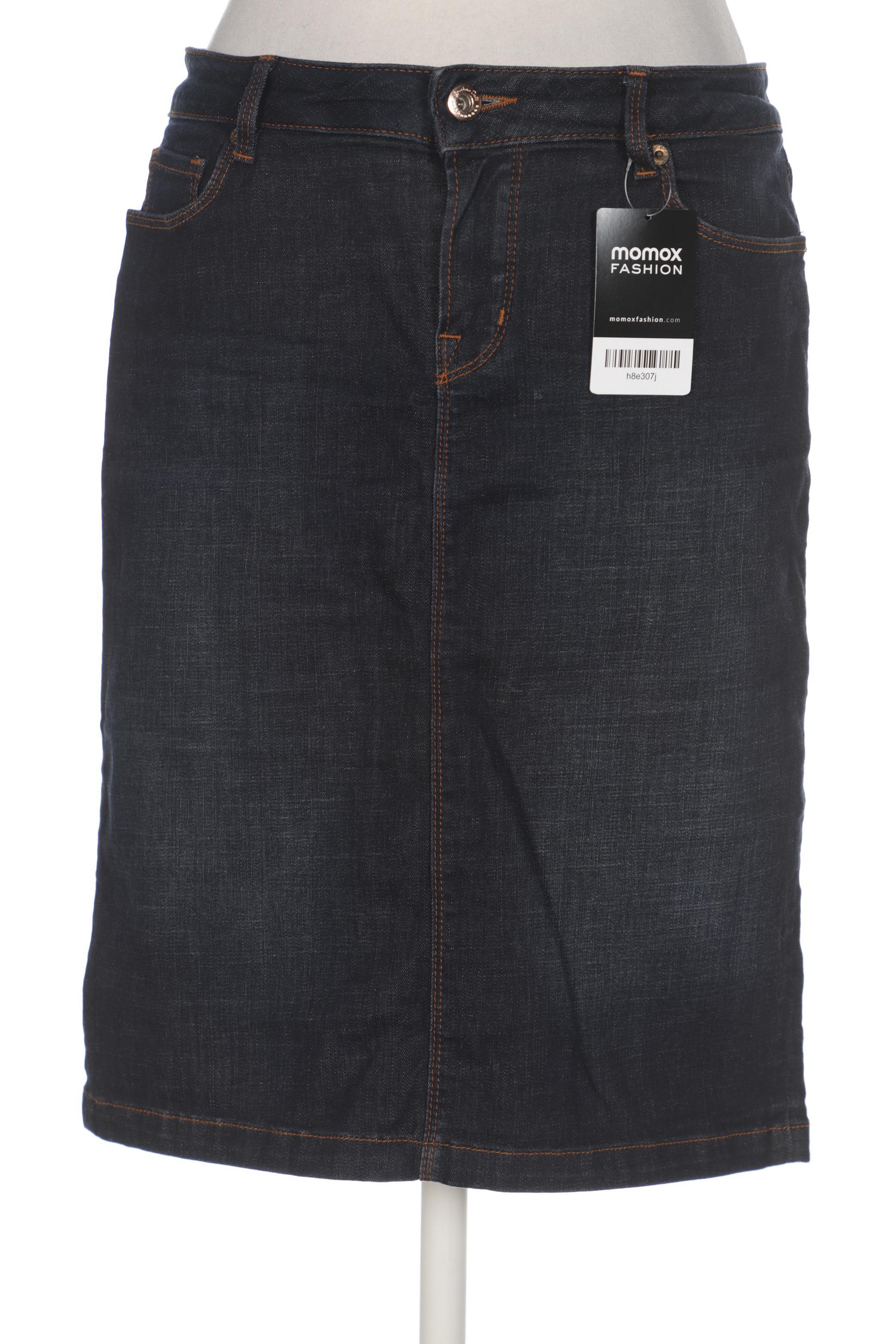 

Massimo Dutti Damen Rock, marineblau, Gr. 38