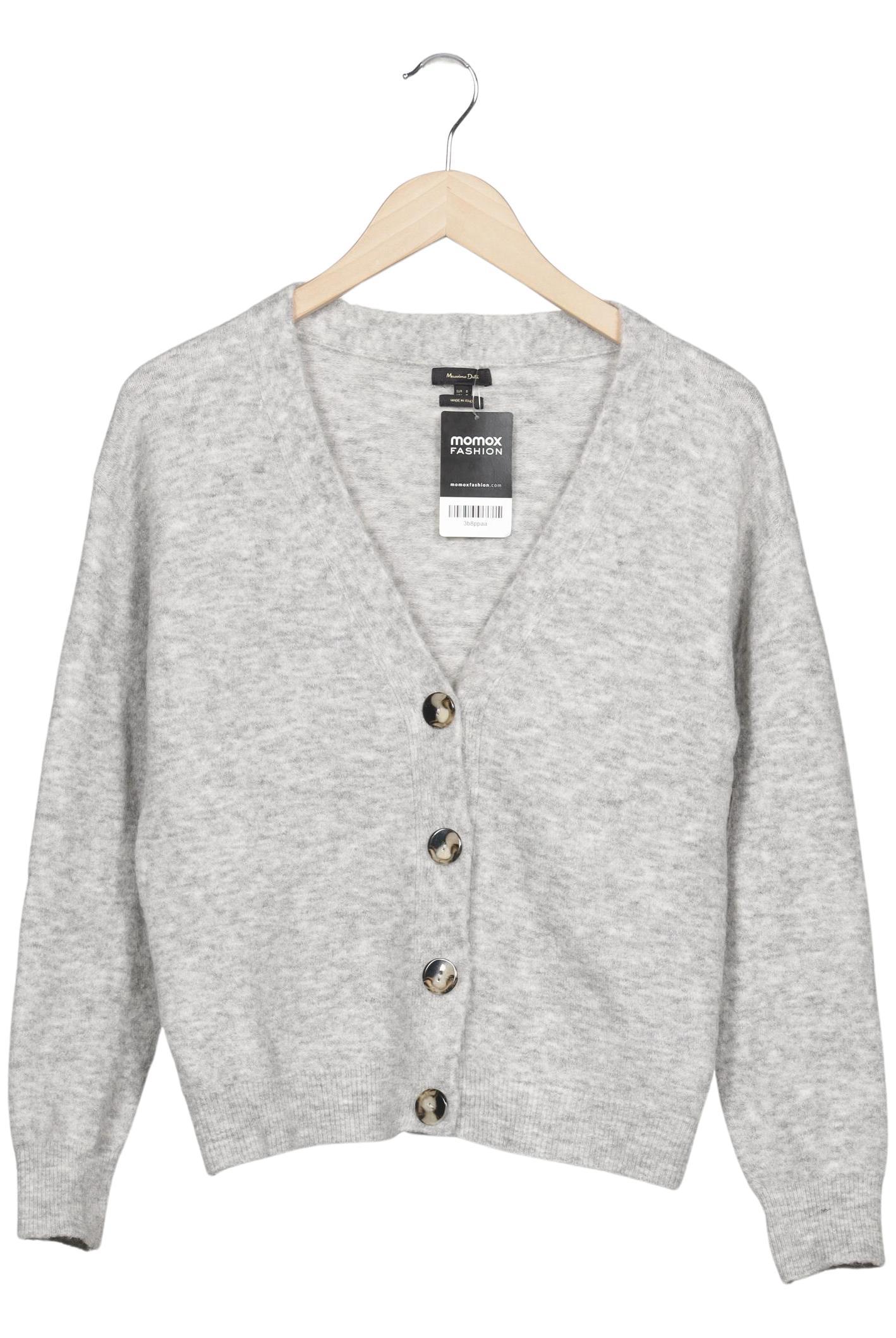 

Massimo Dutti Damen Strickjacke, grau, Gr. 36