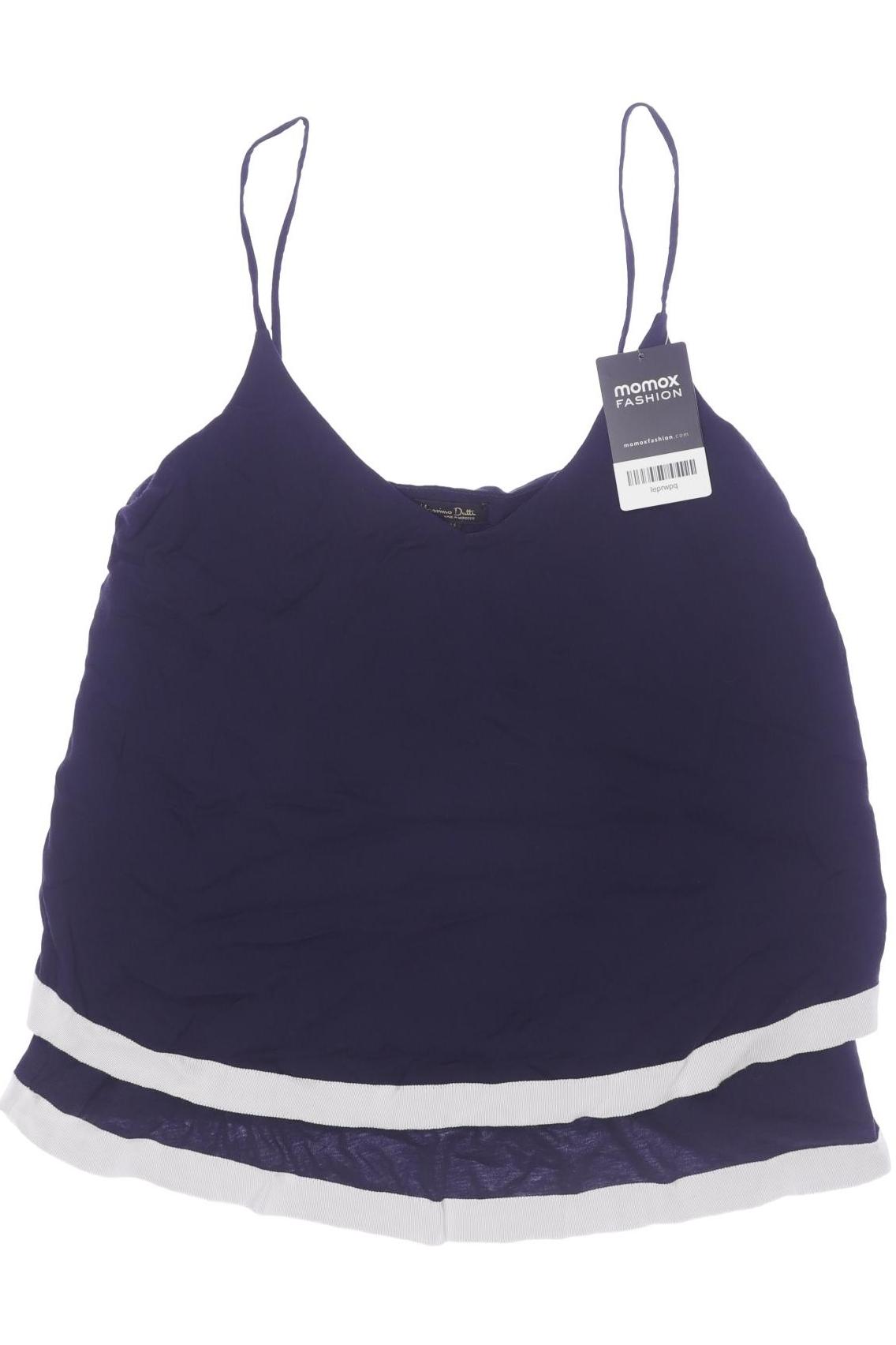 

Massimo Dutti Damen Top, marineblau, Gr. 36