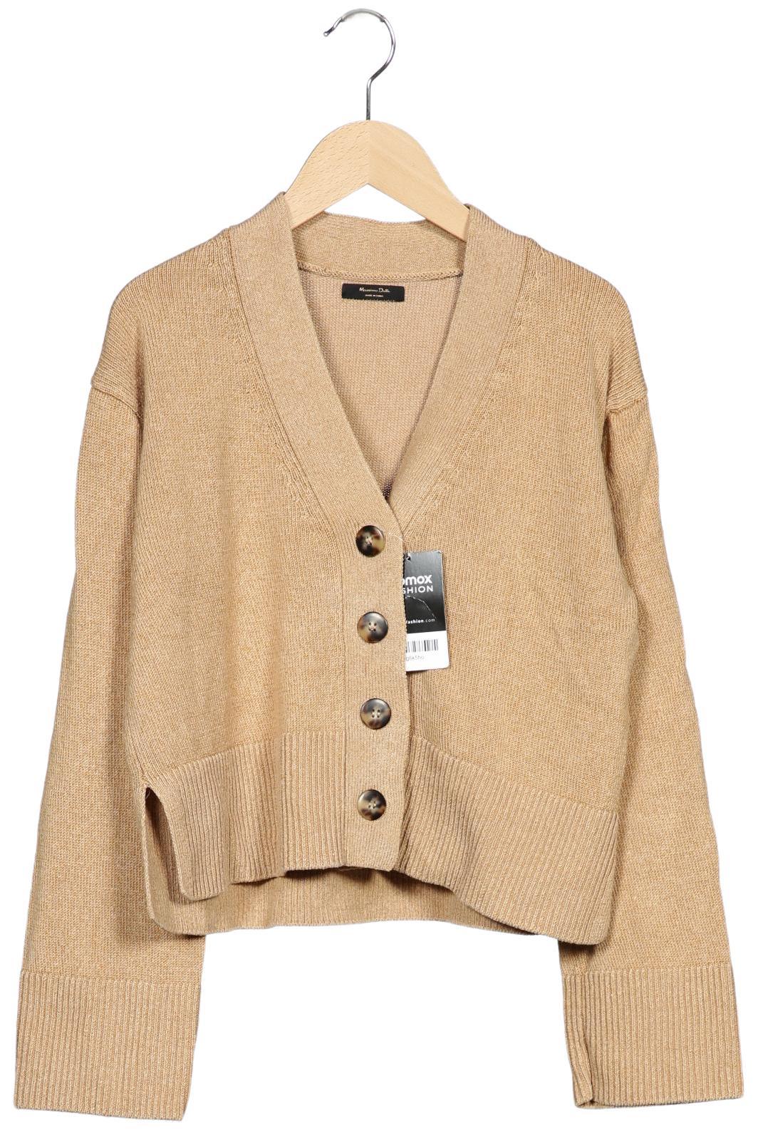 

Massimo Dutti Damen Strickjacke, beige, Gr. 36