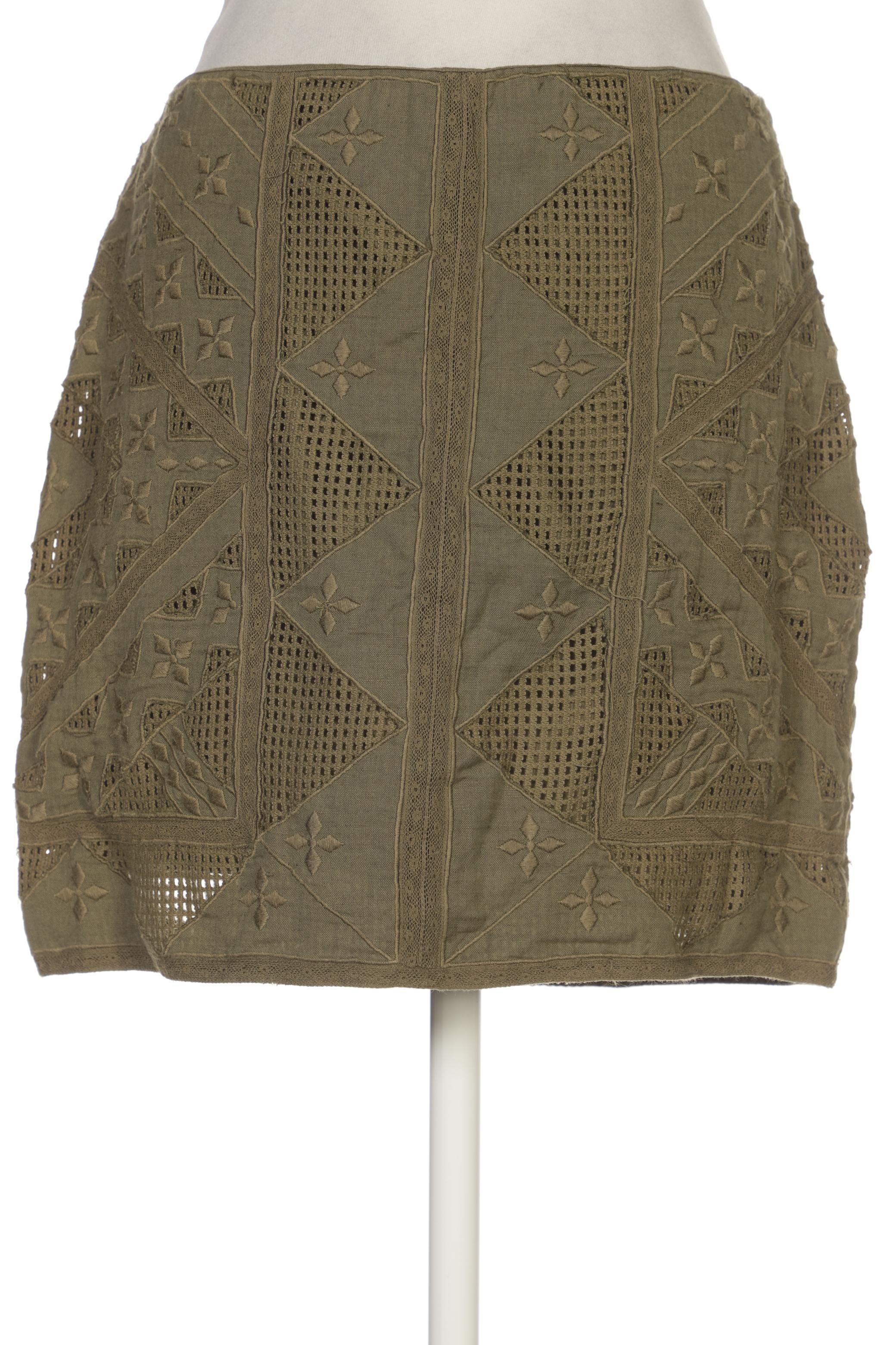 

Massimo Dutti Damen Rock, grün, Gr. 38