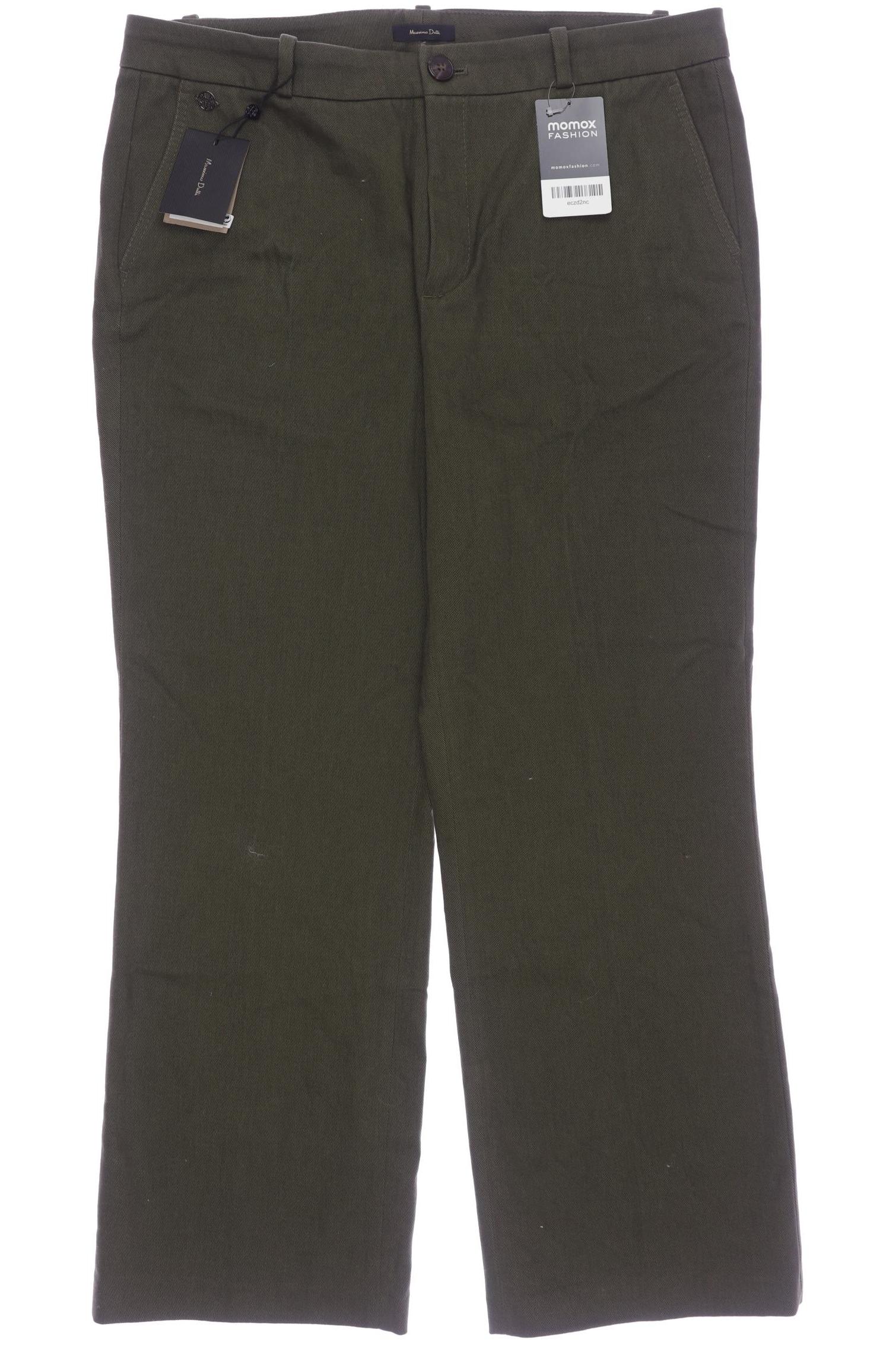 

Massimo Dutti Damen Stoffhose, grün, Gr. 44