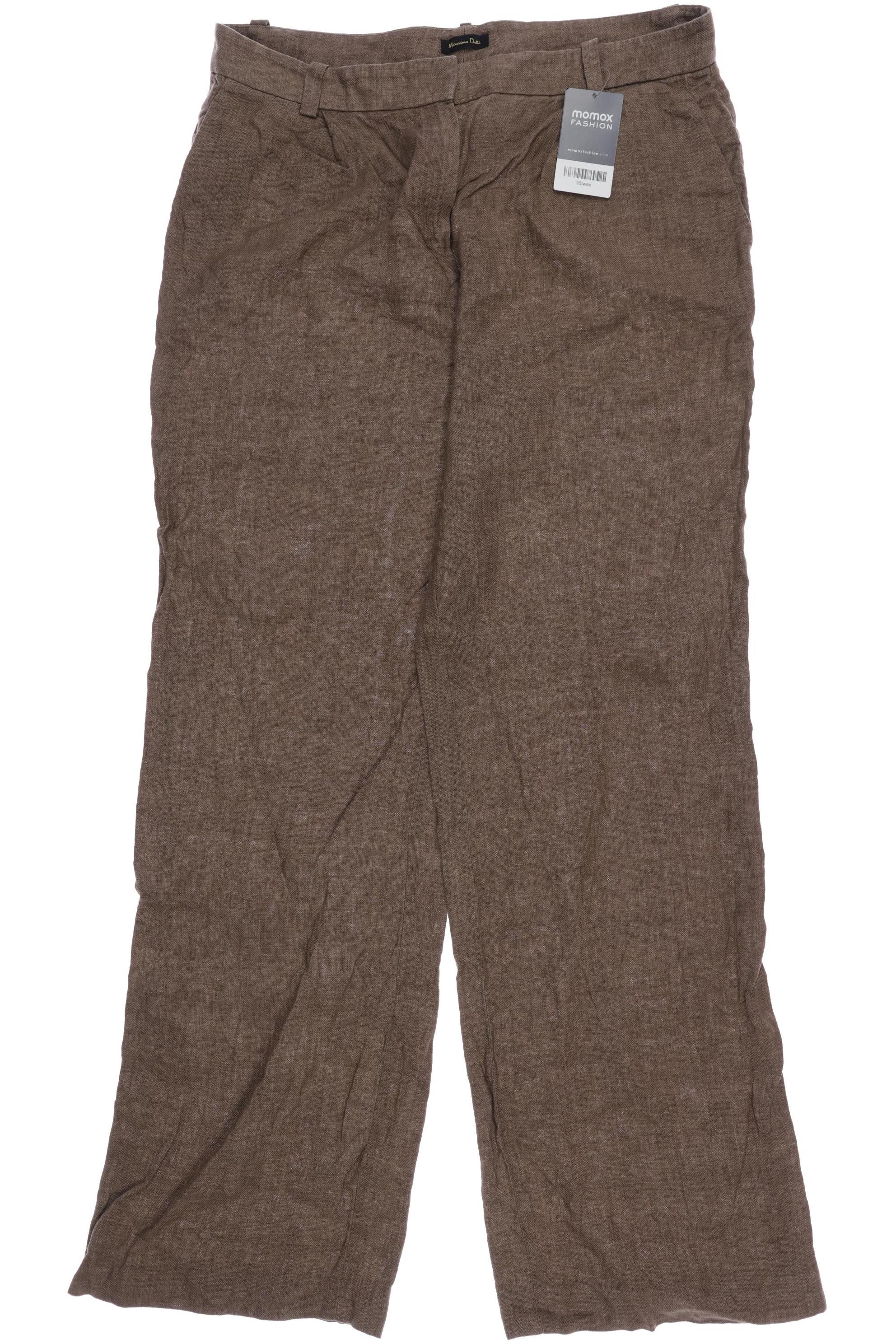 

Massimo Dutti Damen Stoffhose, braun, Gr. 44