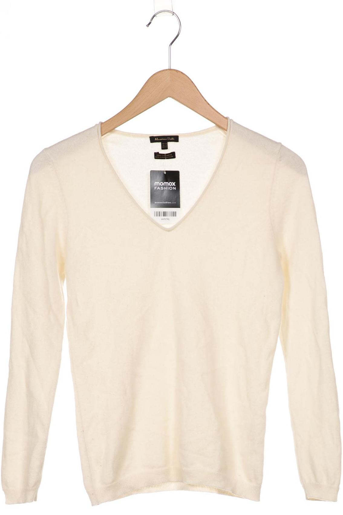 

Massimo Dutti Damen Pullover, cremeweiß, Gr. 36
