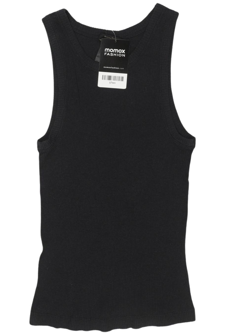 

Massimo Dutti Damen Top, schwarz, Gr. 36