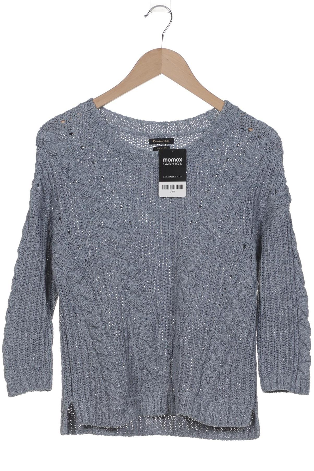 

Massimo Dutti Damen Pullover, blau, Gr. 36
