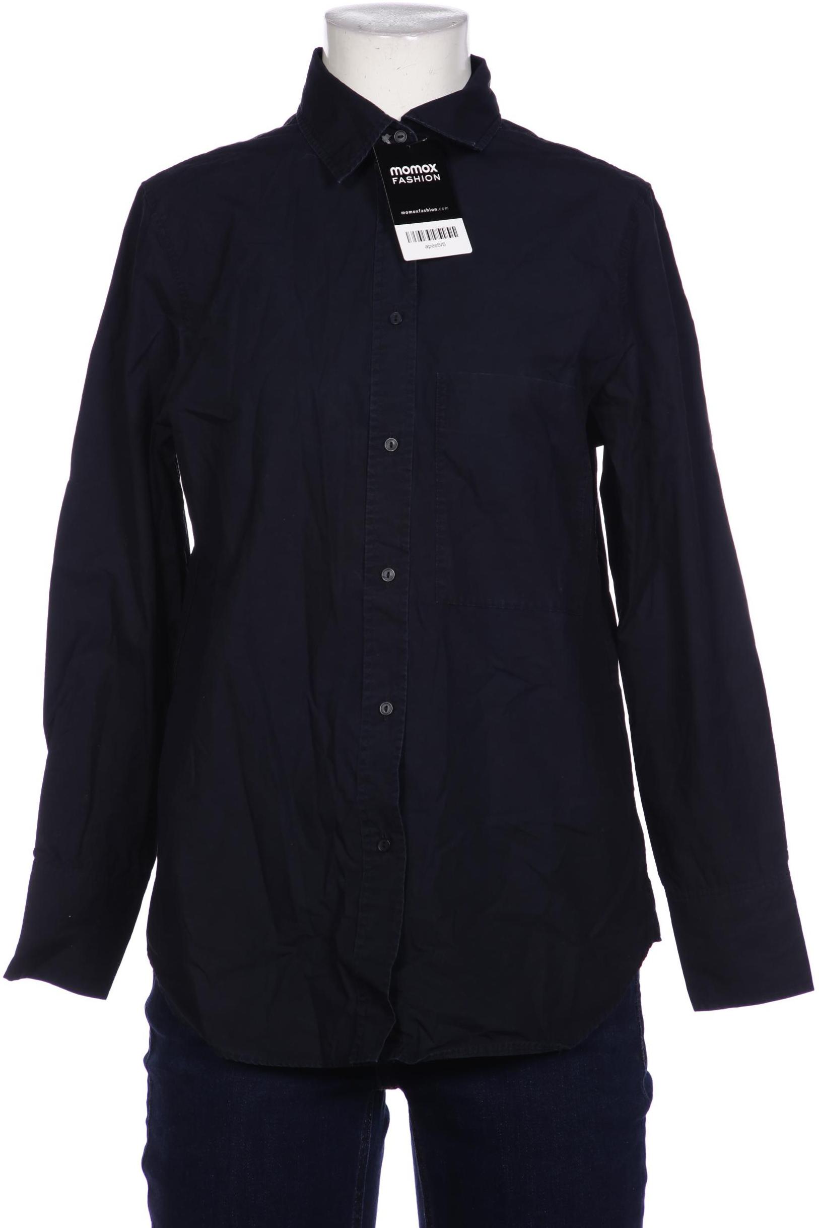 

Massimo Dutti Damen Bluse, marineblau, Gr. 34