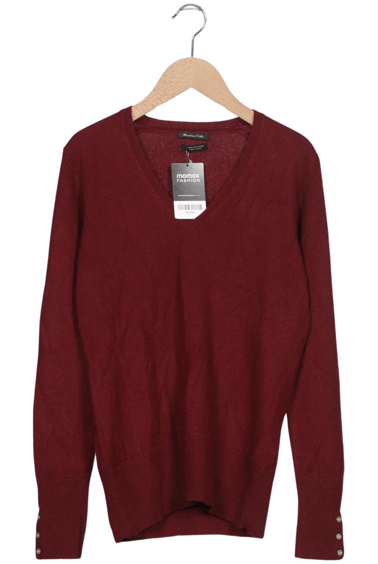 

Massimo Dutti Damen Pullover, bordeaux, Gr. 42