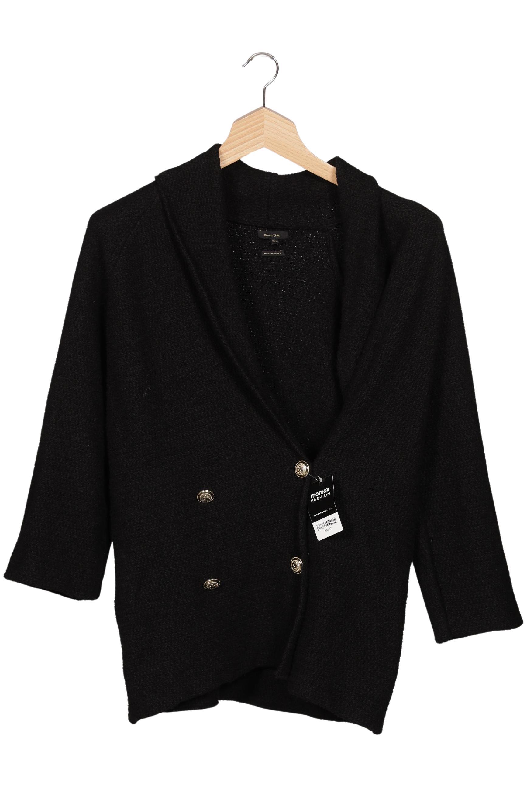 

Massimo Dutti Damen Strickjacke, schwarz, Gr. 36