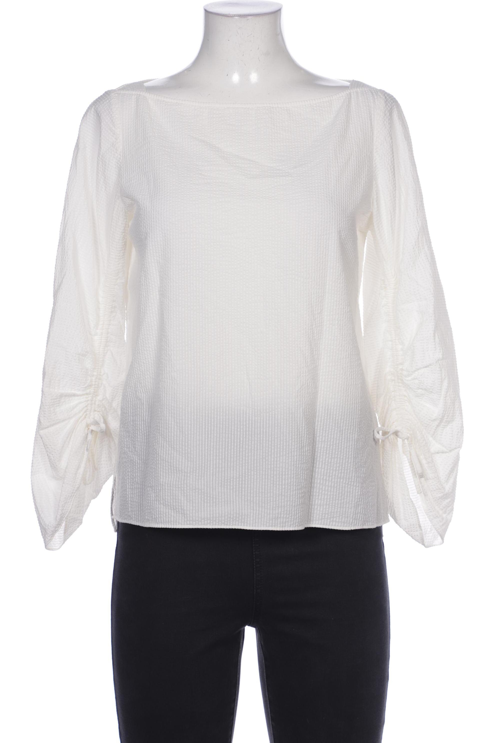

Massimo Dutti Damen Bluse, weiß, Gr. 40